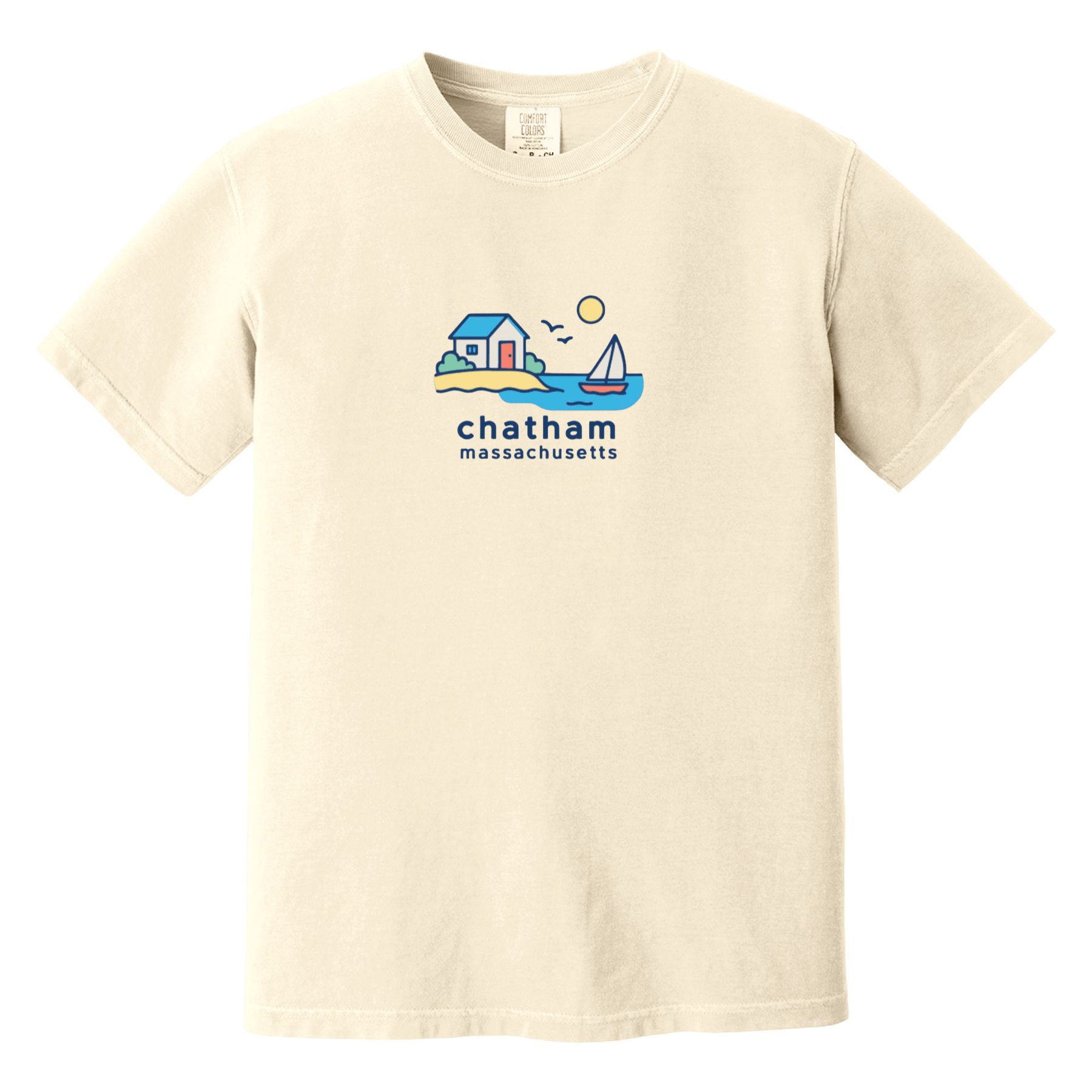 Cape Cod Clothing Company Chatham Beach House Comfort Colors T-Shirt