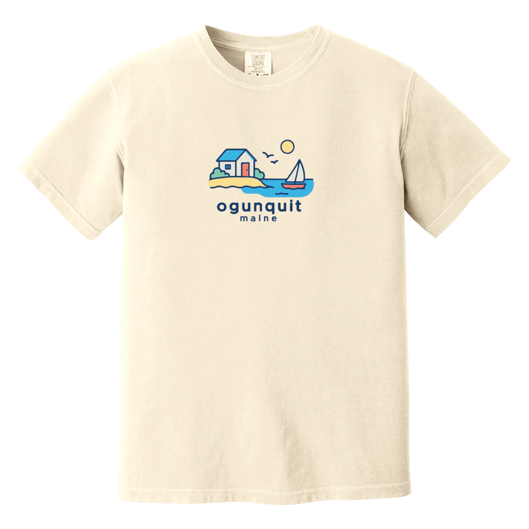 Cape Cod Clothing Company Ogunquit Beach House Comfort Colors T-Shirt