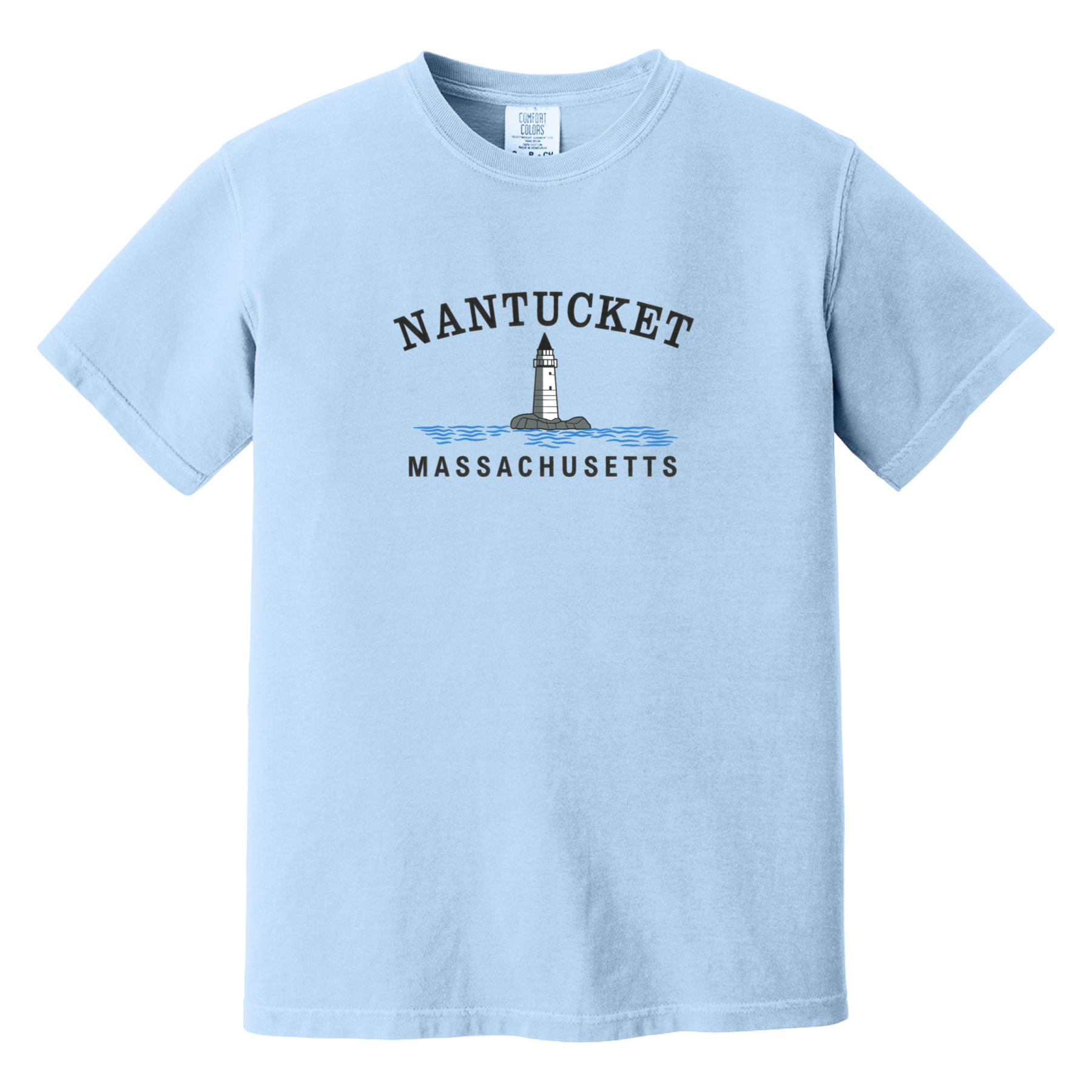 Nantucket Big Lighthouse Comfort Colors T-Shirt