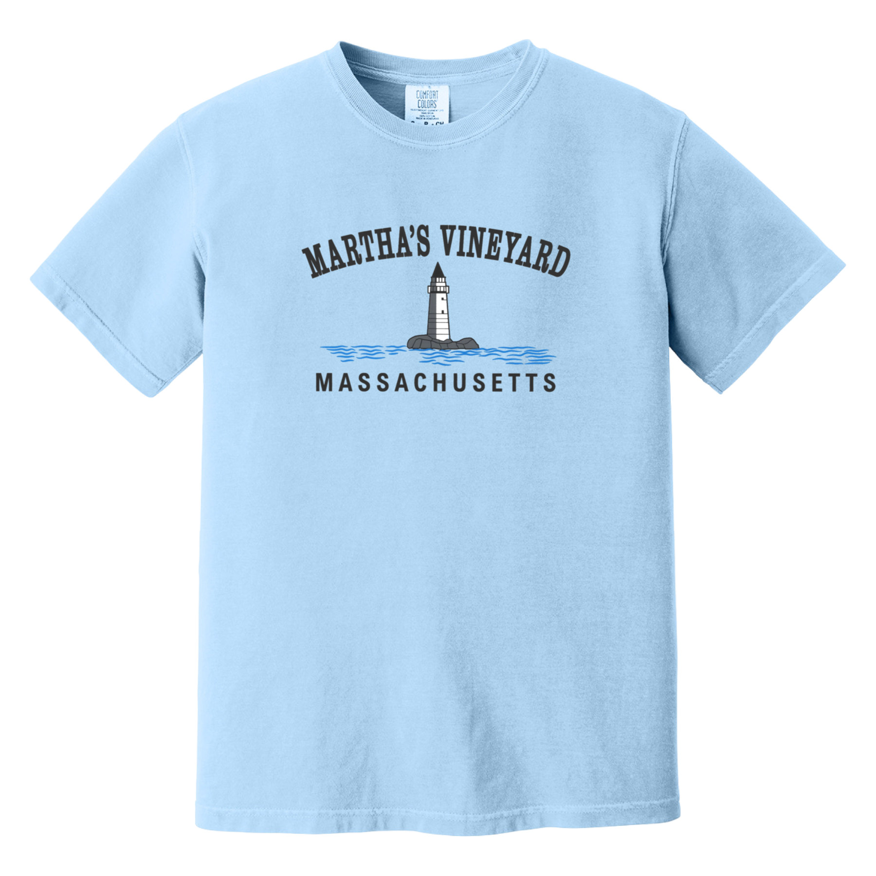 Martha's Vineyard Big Lighthouse Comfort Colors T-Shirt