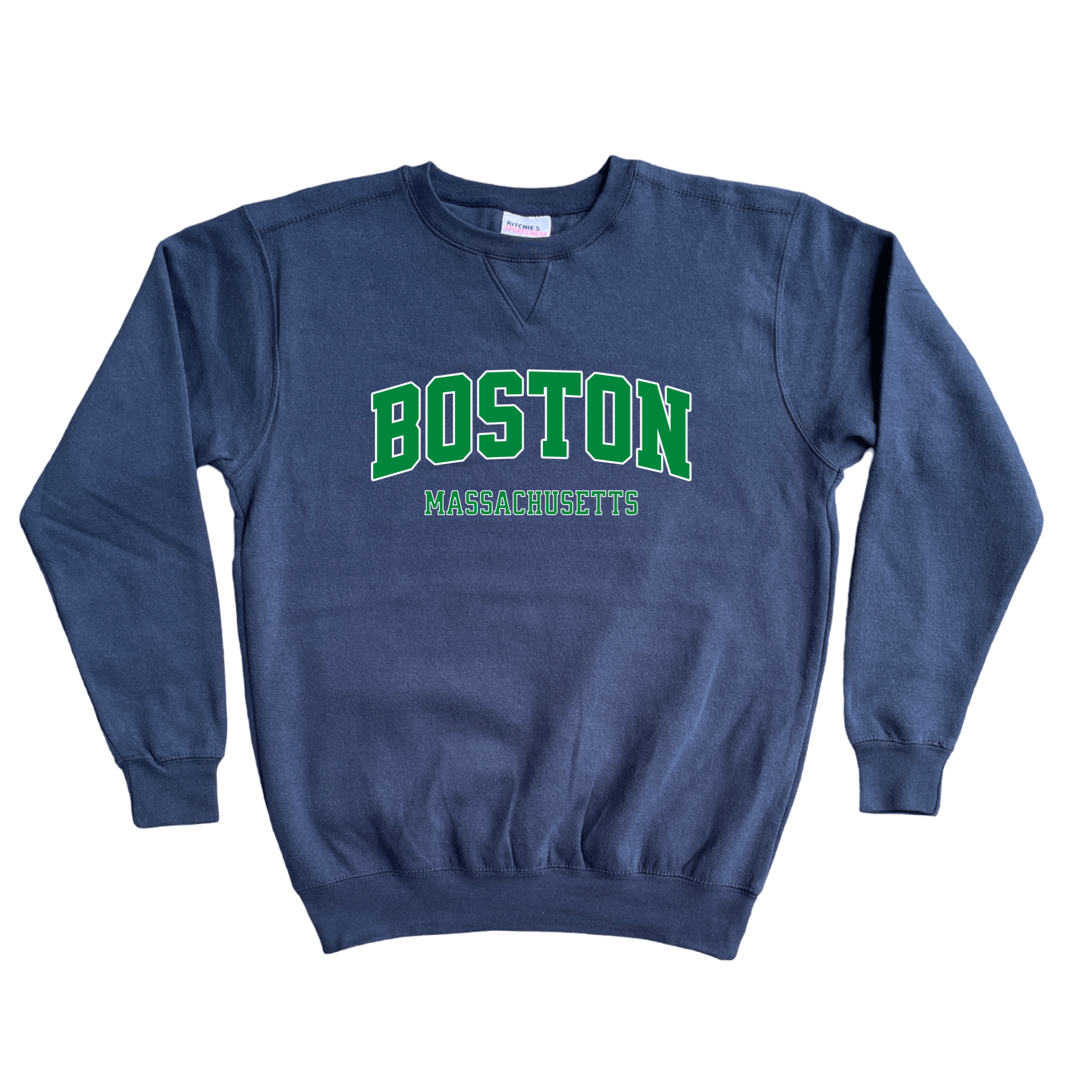 Boston Original Fleece Crewneck Sweatshirt, navy