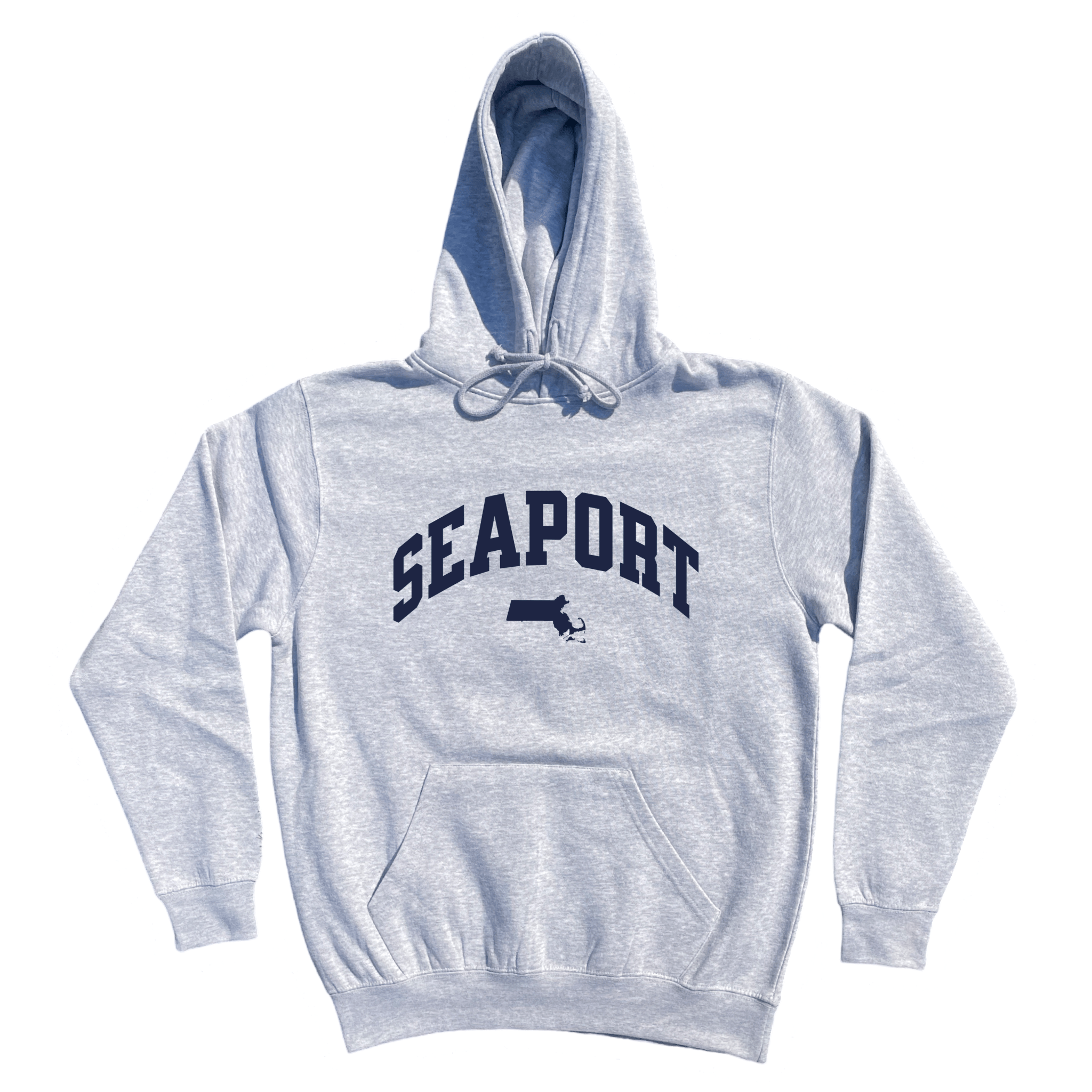 Boston Seaport Soft Fleece Hoodie, heather grey