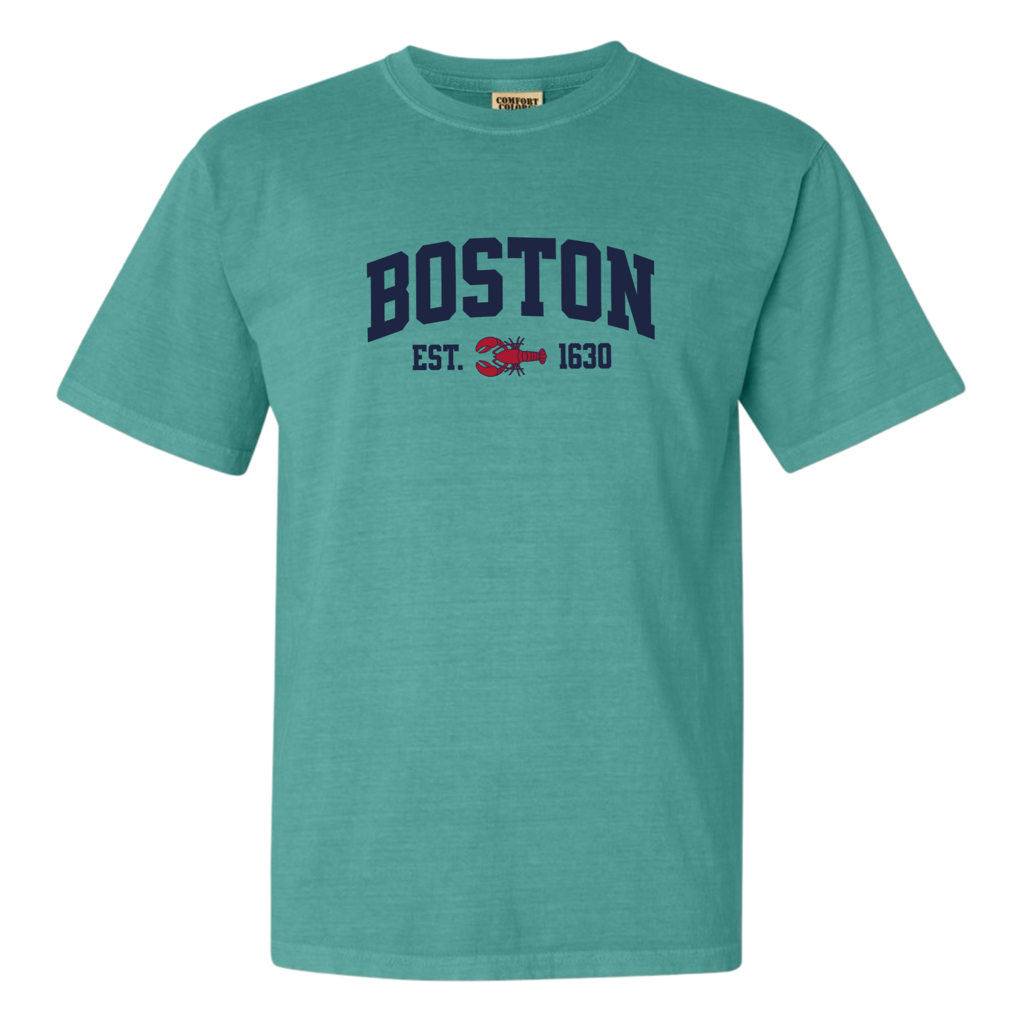 Boston Lobster Comfort Colors T-Shirt, seafoam