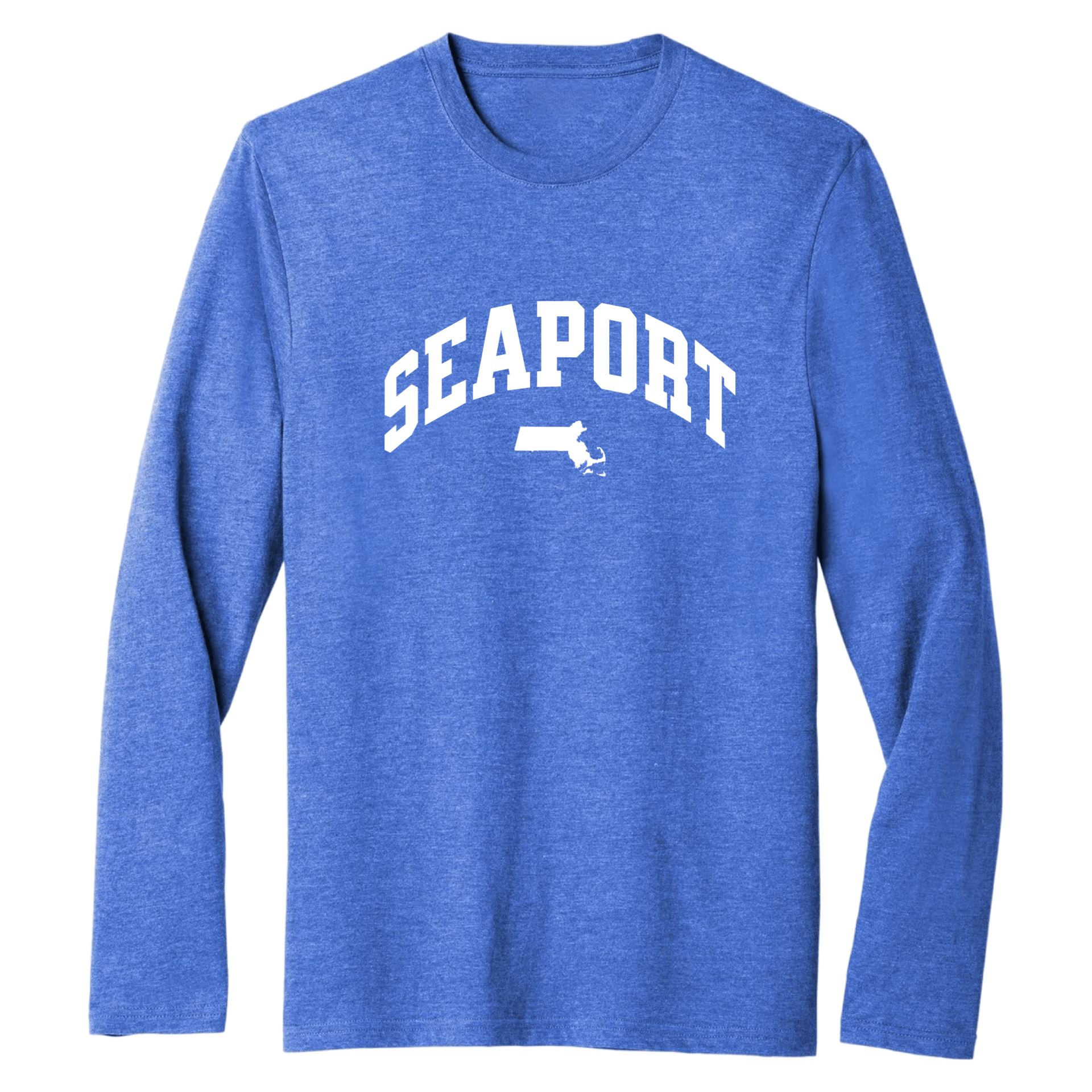 Boston Seaport Essential Long Sleeve Tee, royal