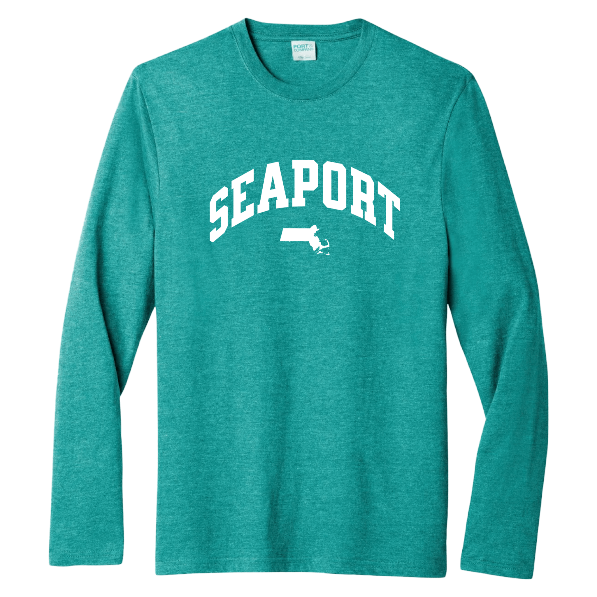 Boston Seaport Essential Long Sleeve Tee, jade