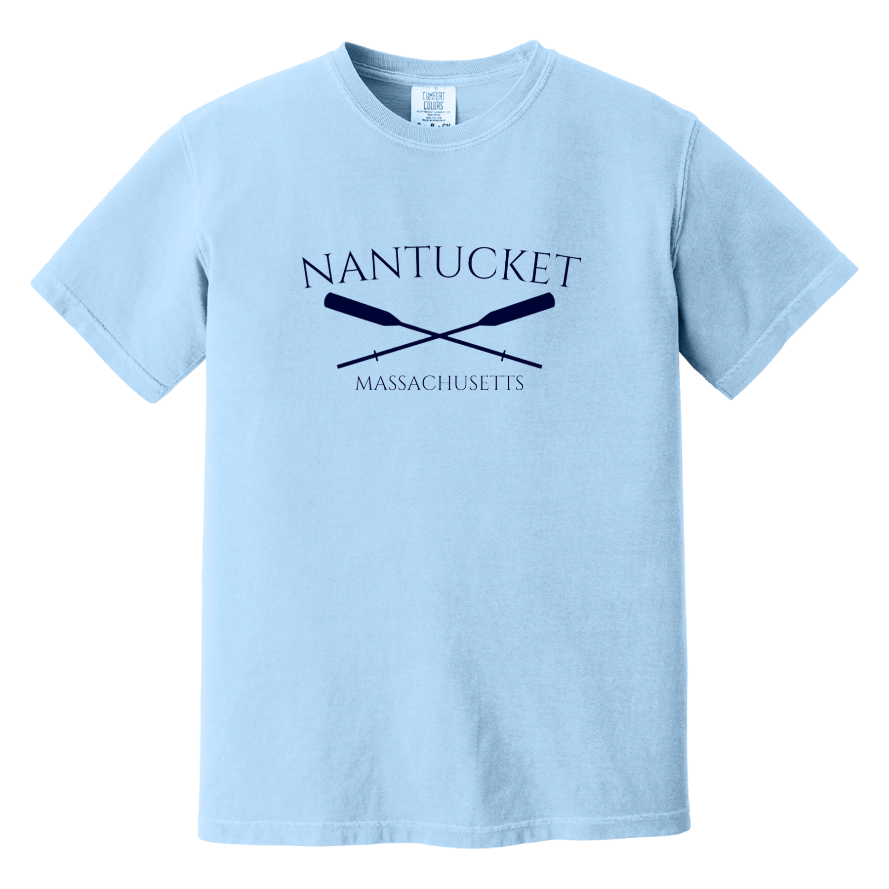 Nantucket Crossed Oar Comfort Colors T-Shirt