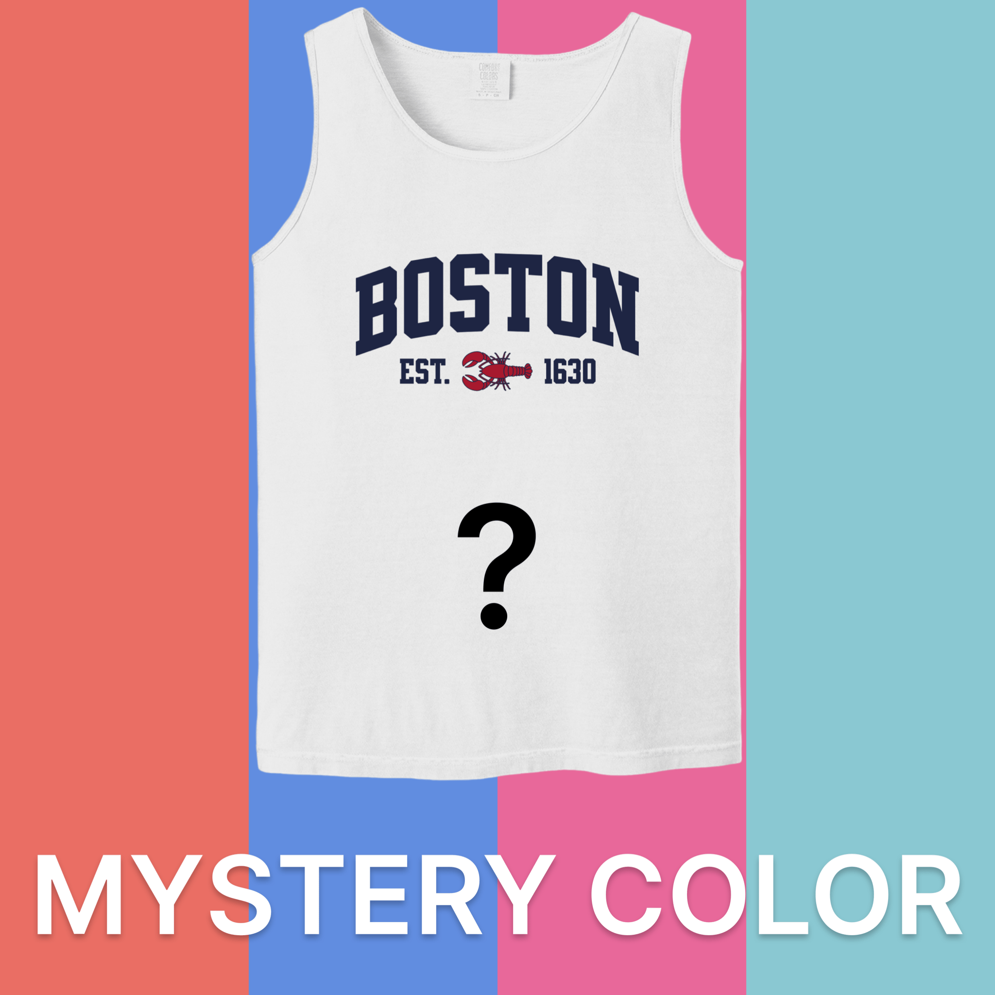 Boston Lobster Comfort Colors Tank Top - Mystery Color