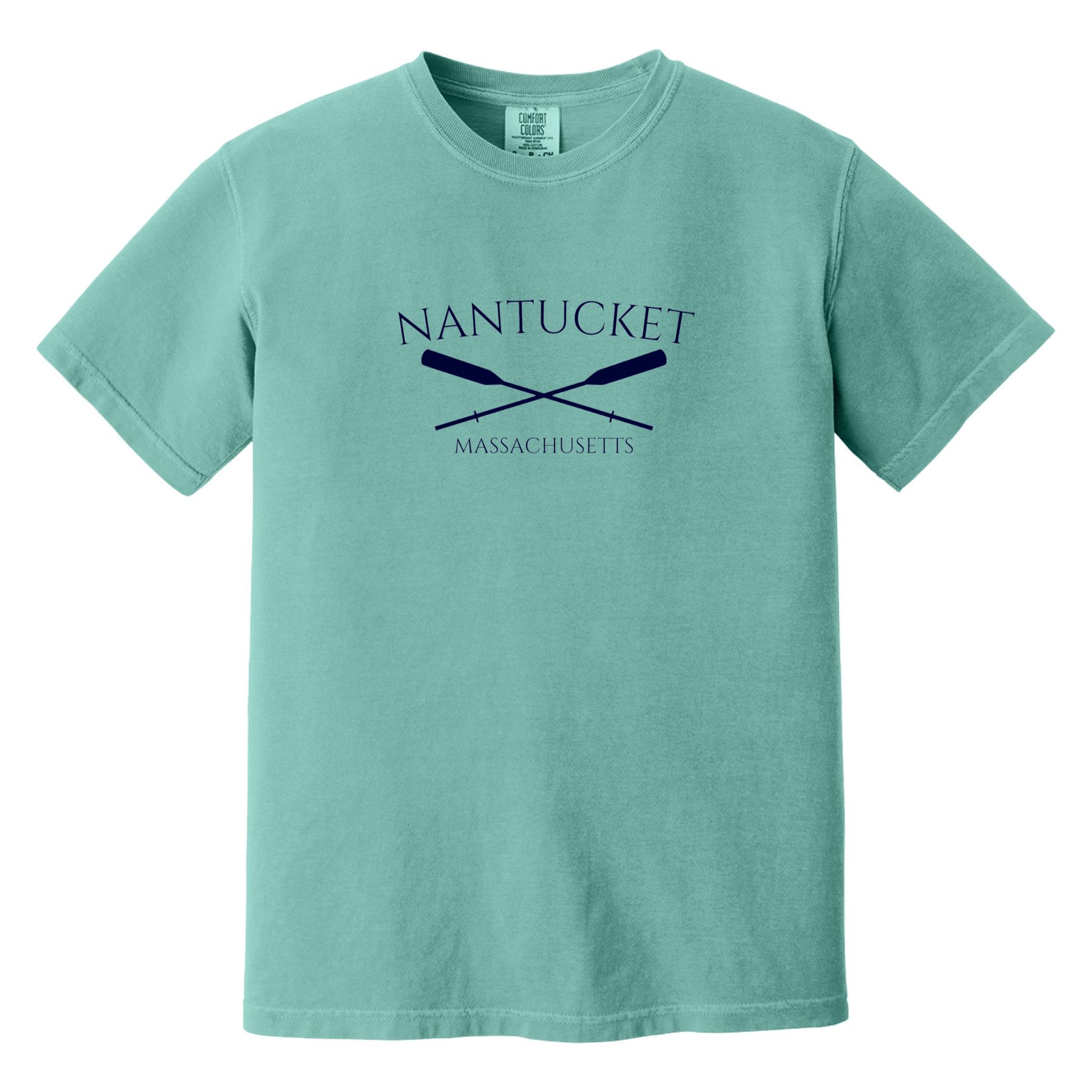 Cape Cod Clothing Company Nantucket Crossed Oar Comfort Colors T-Shirt