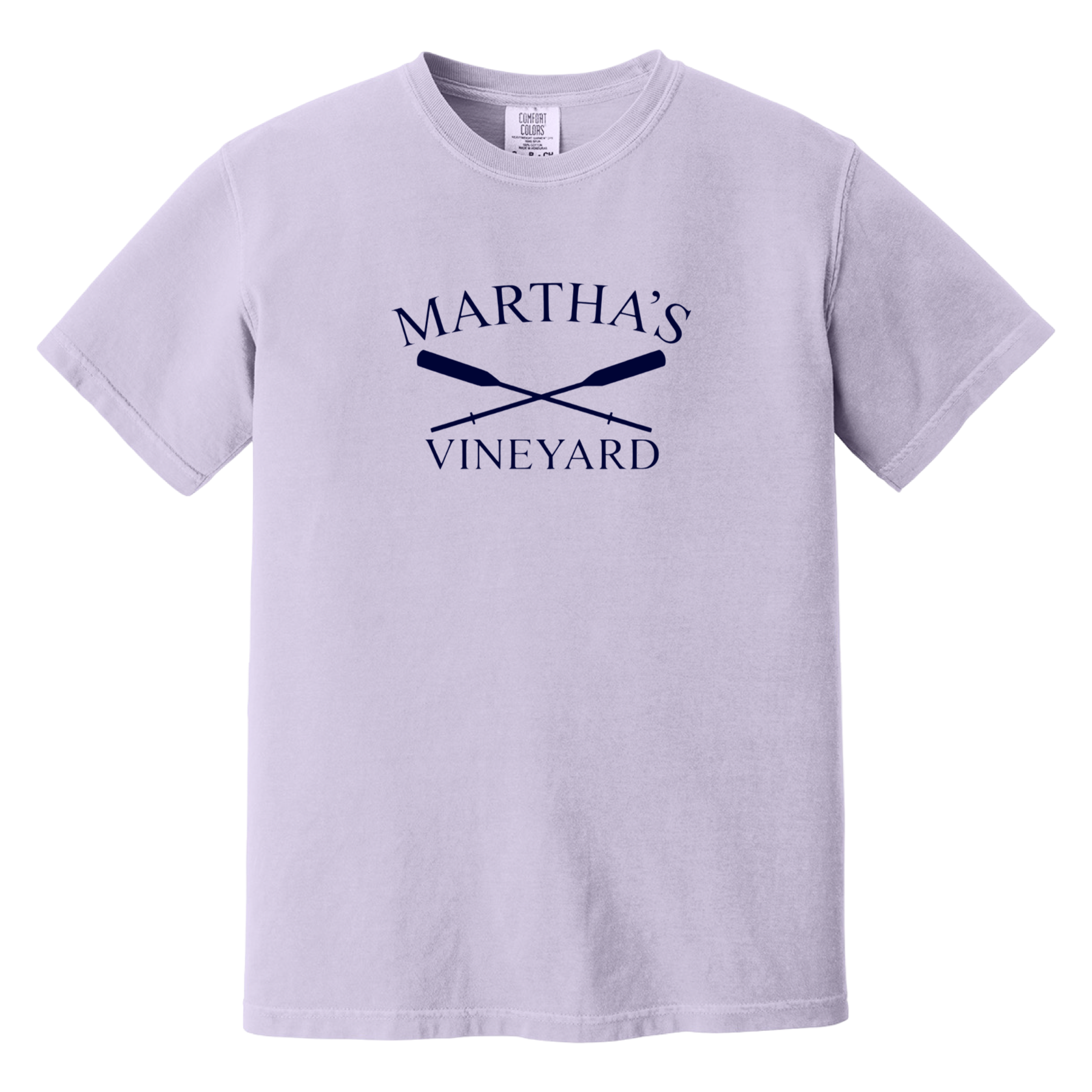 Martha's Vineyard Crossed Oar Comfort Colors T-Shirt