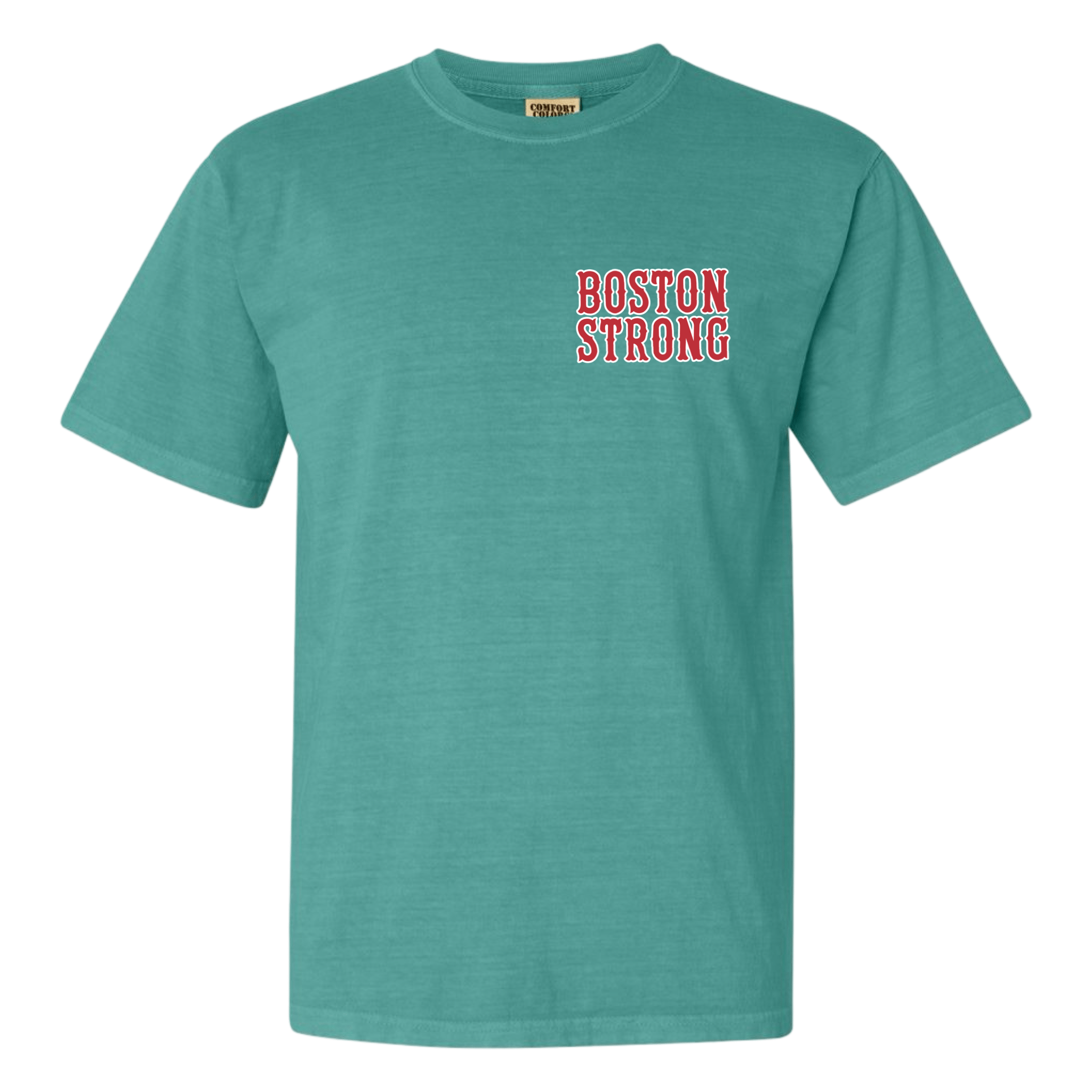 Boston Strong Comfort Colors T-Shirt, seafoam