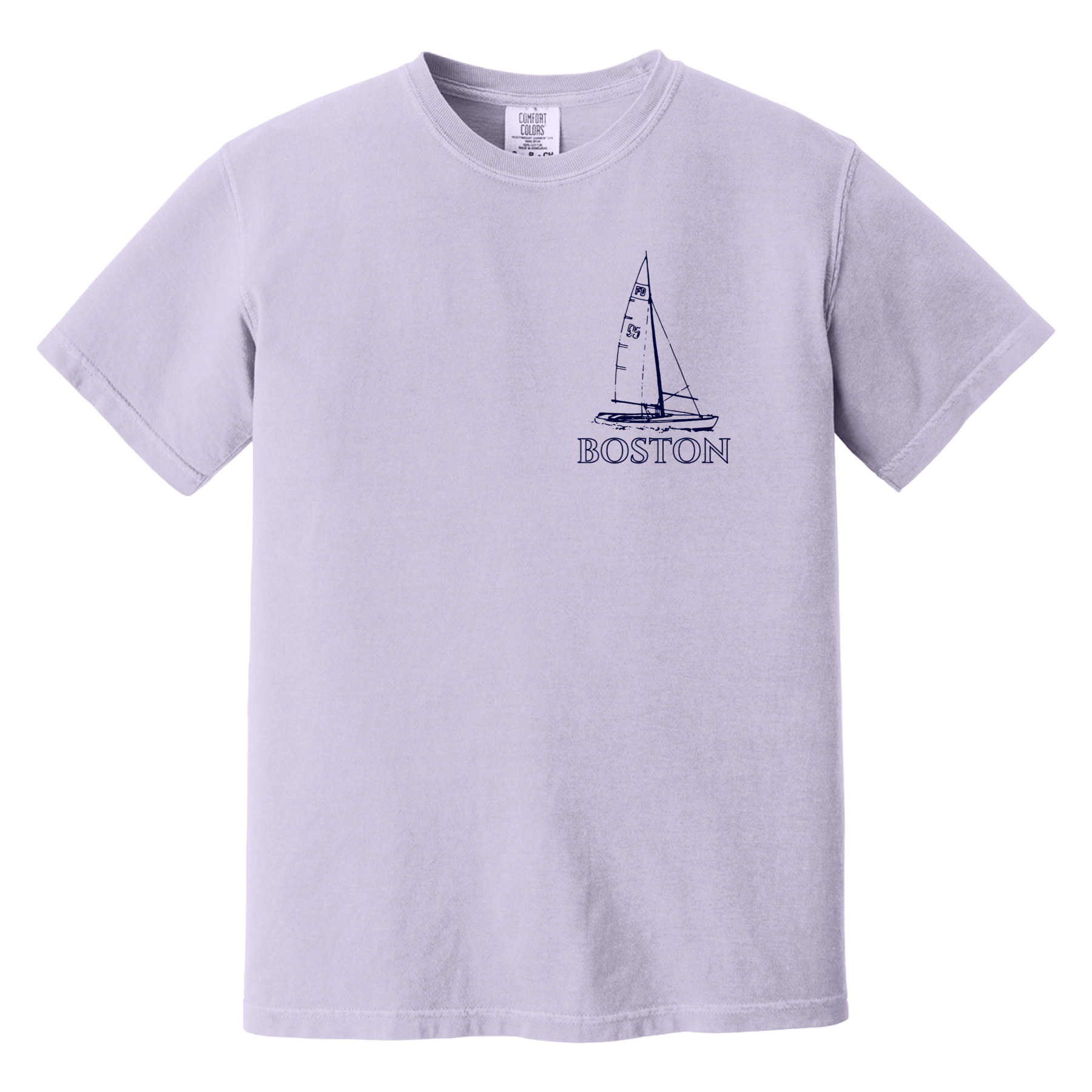 Cape Cod Clothing Company Boston Sailboat Comfort Colors T-Shirt