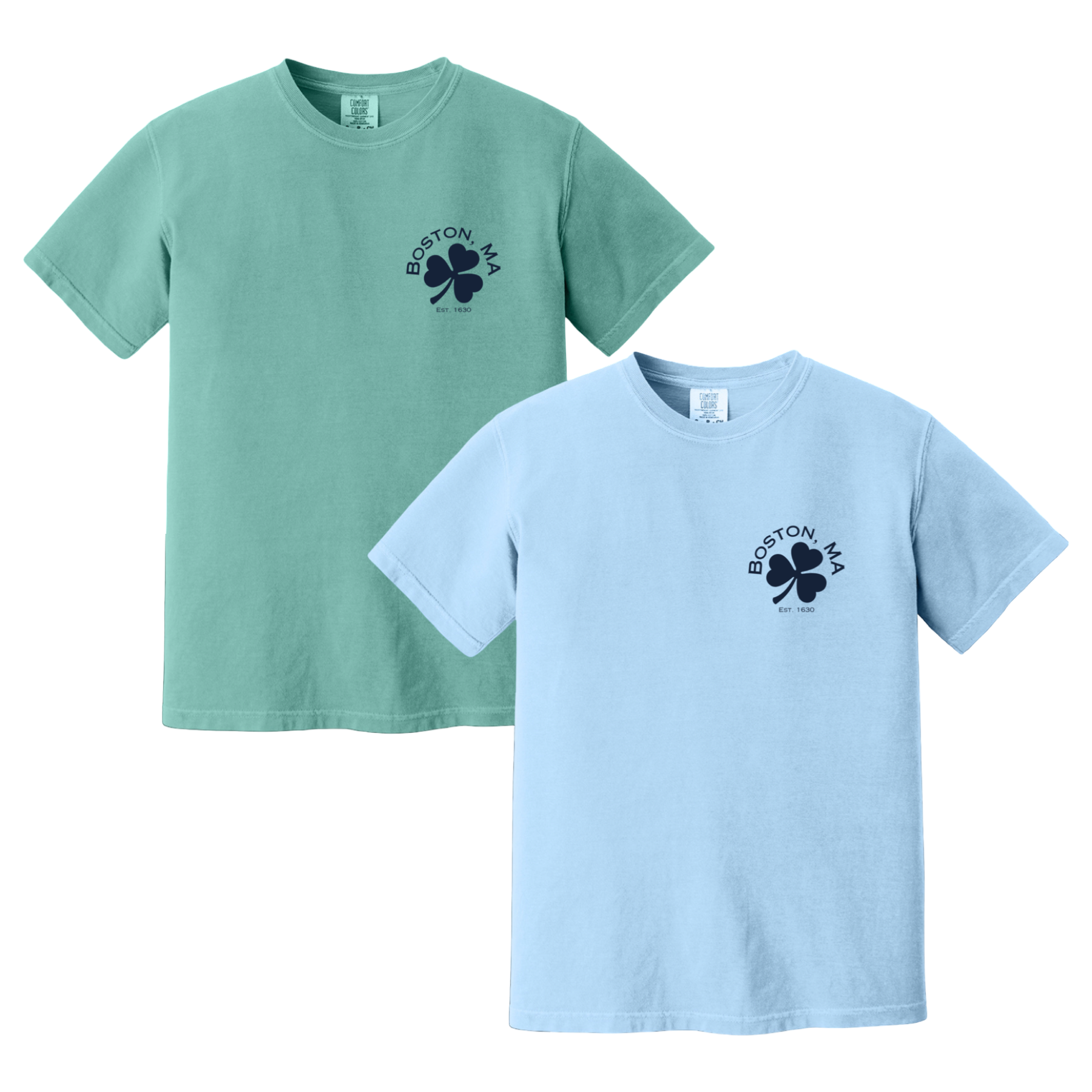 Boston Shamrock Comfort Colors T-Shirt