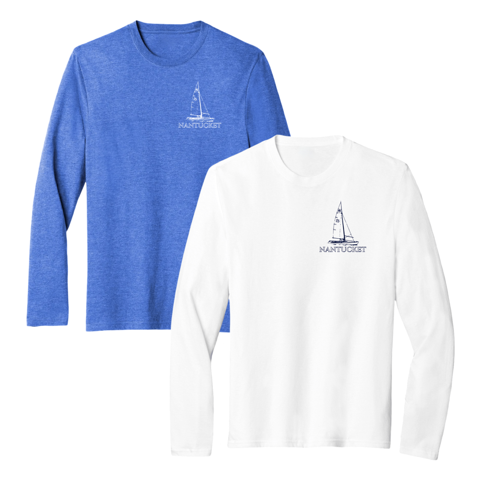 Nantucket Sailboat Essential Long Sleeve Tee