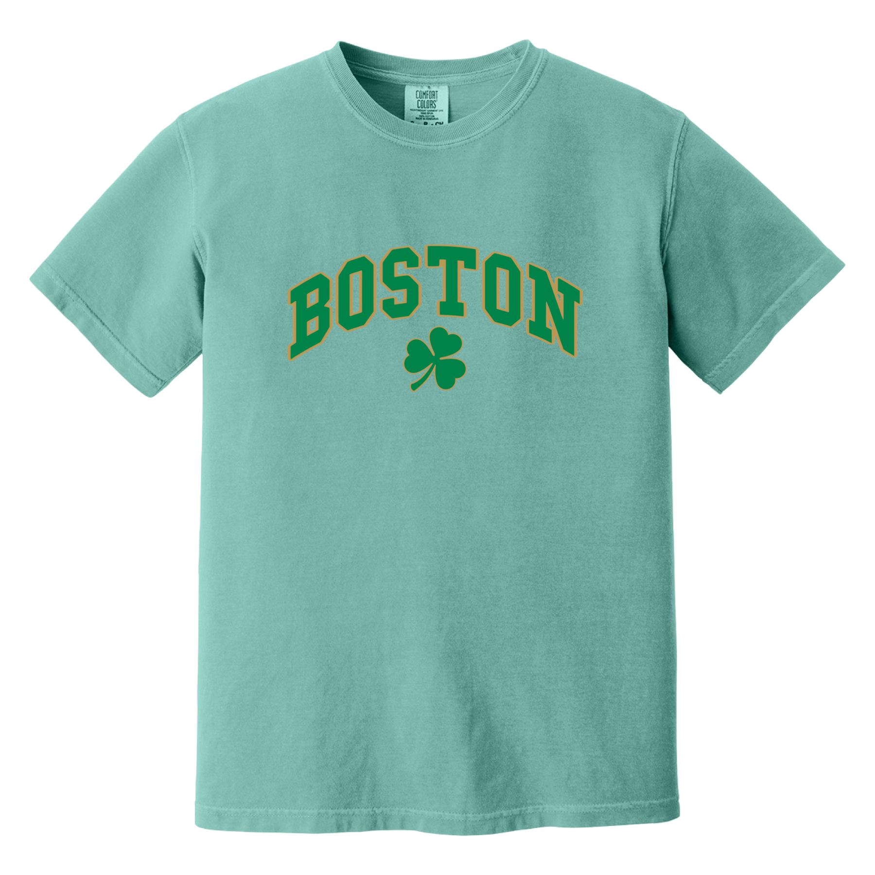 Cape Cod Clothing Company Boston Vintage Shamrock Comfort Colors T-Shirt