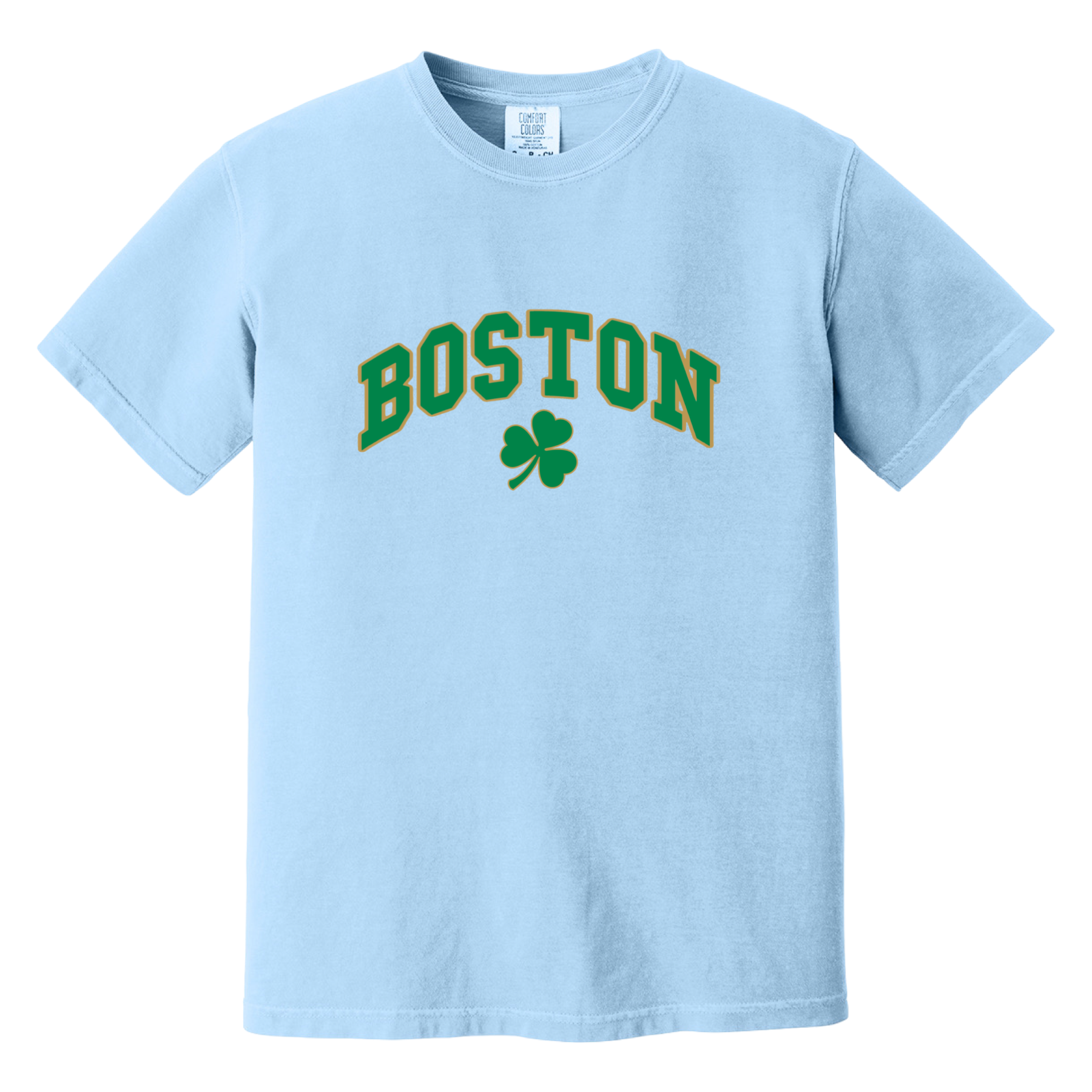 Boston Vintage Shamrock Comfort Colors T-Shirt