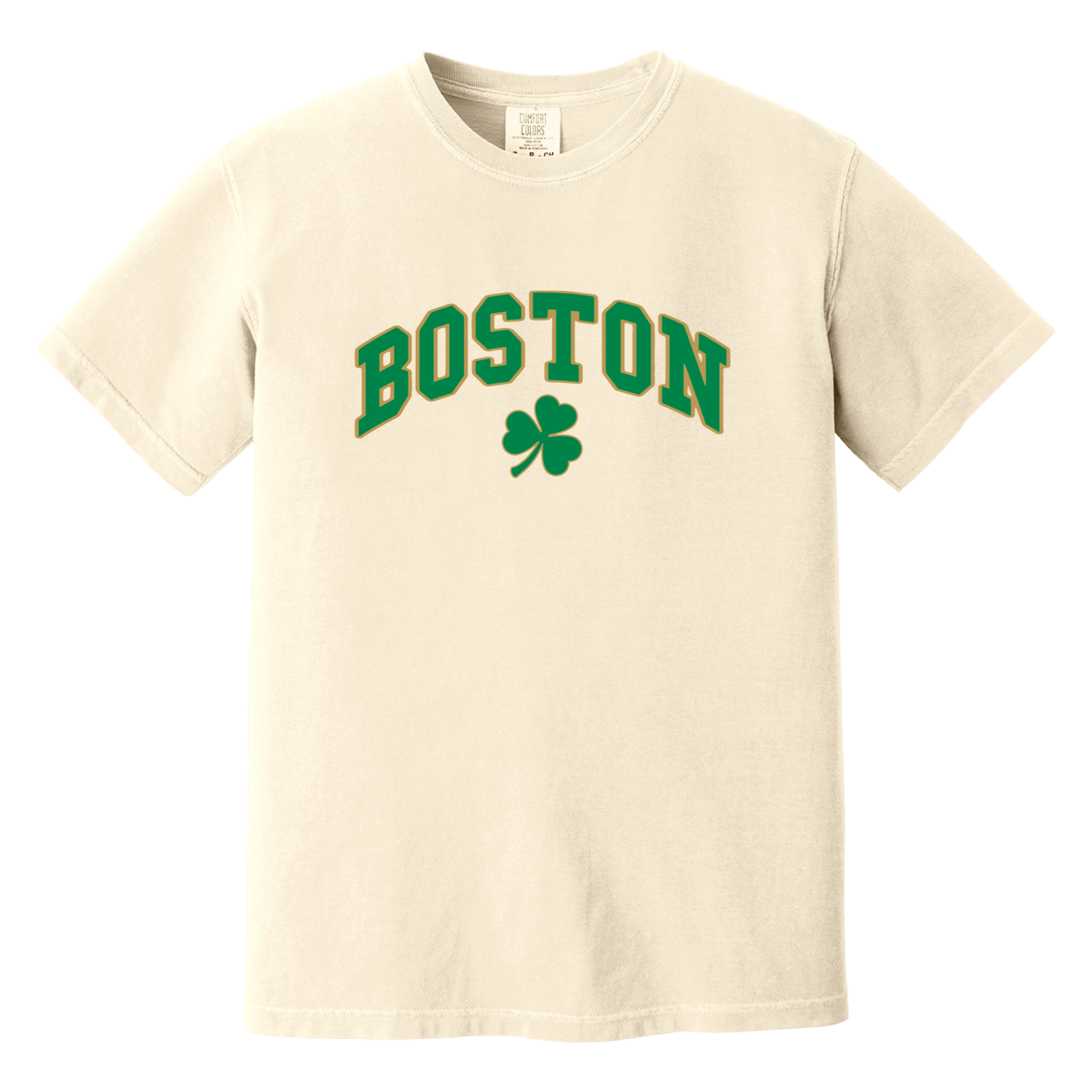 Cape Cod Clothing Company Boston Vintage Shamrock Comfort Colors T-Shirt