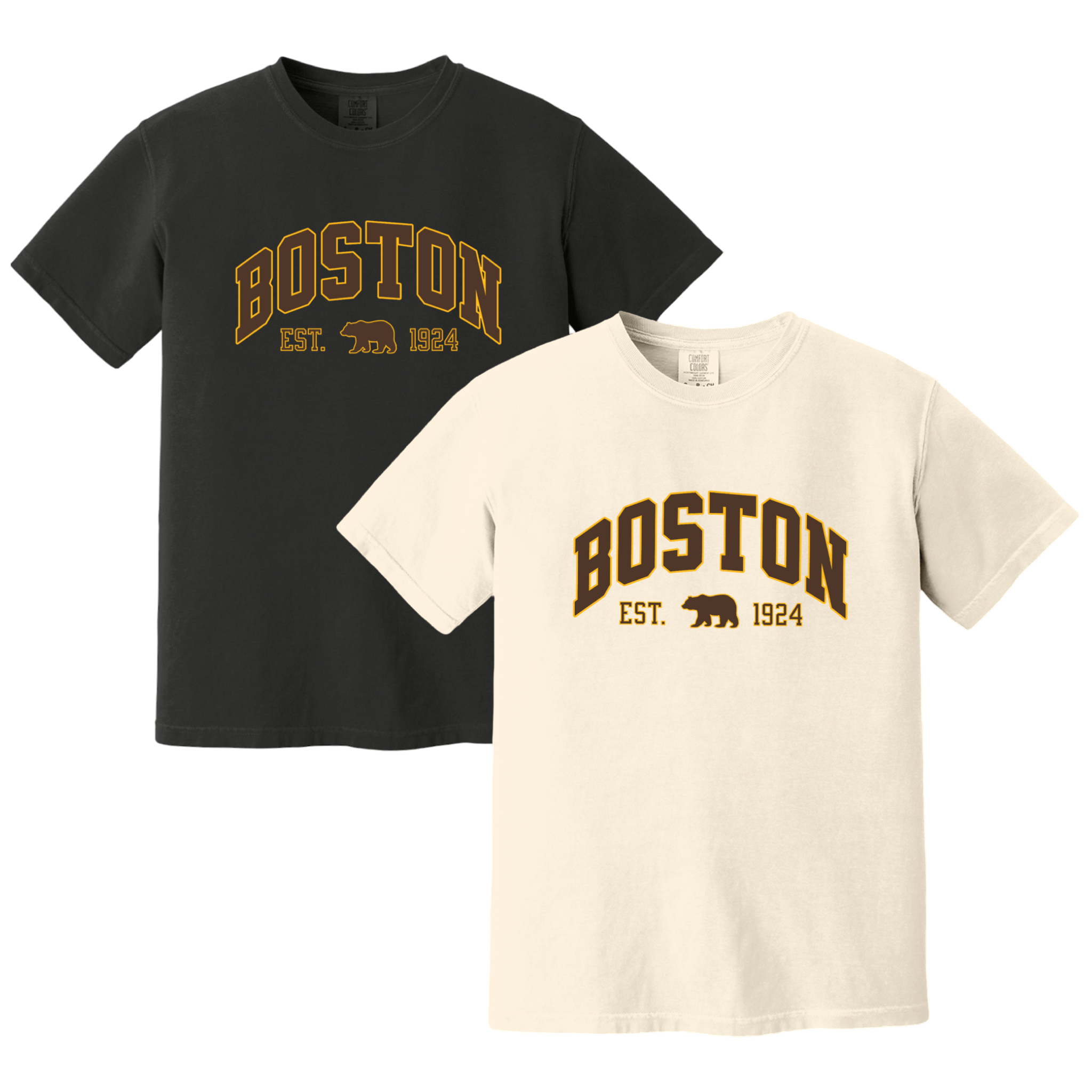 Boston Vintage Hockey Comfort Colors T-Shirt