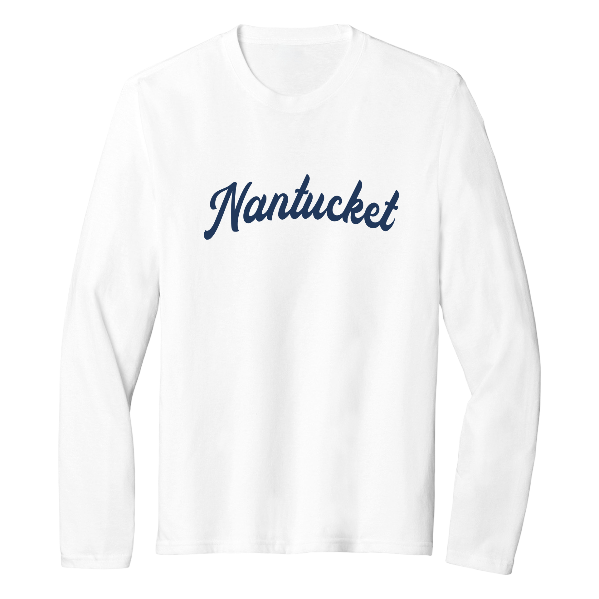 Nantucket Fancy Essential Long Sleeve Tee, white