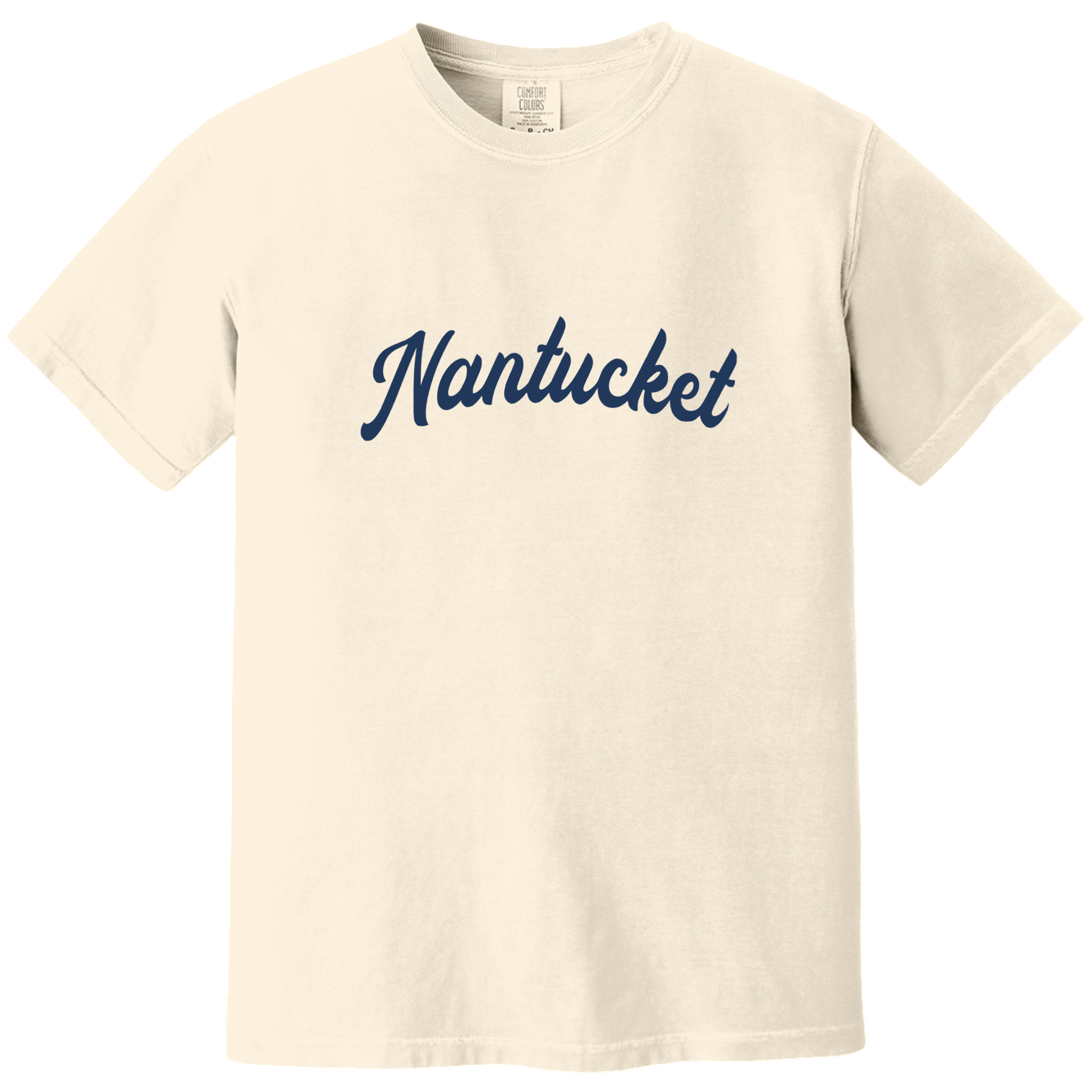 Nantucket Fancy Comfort Colors T-Shirt, ivory