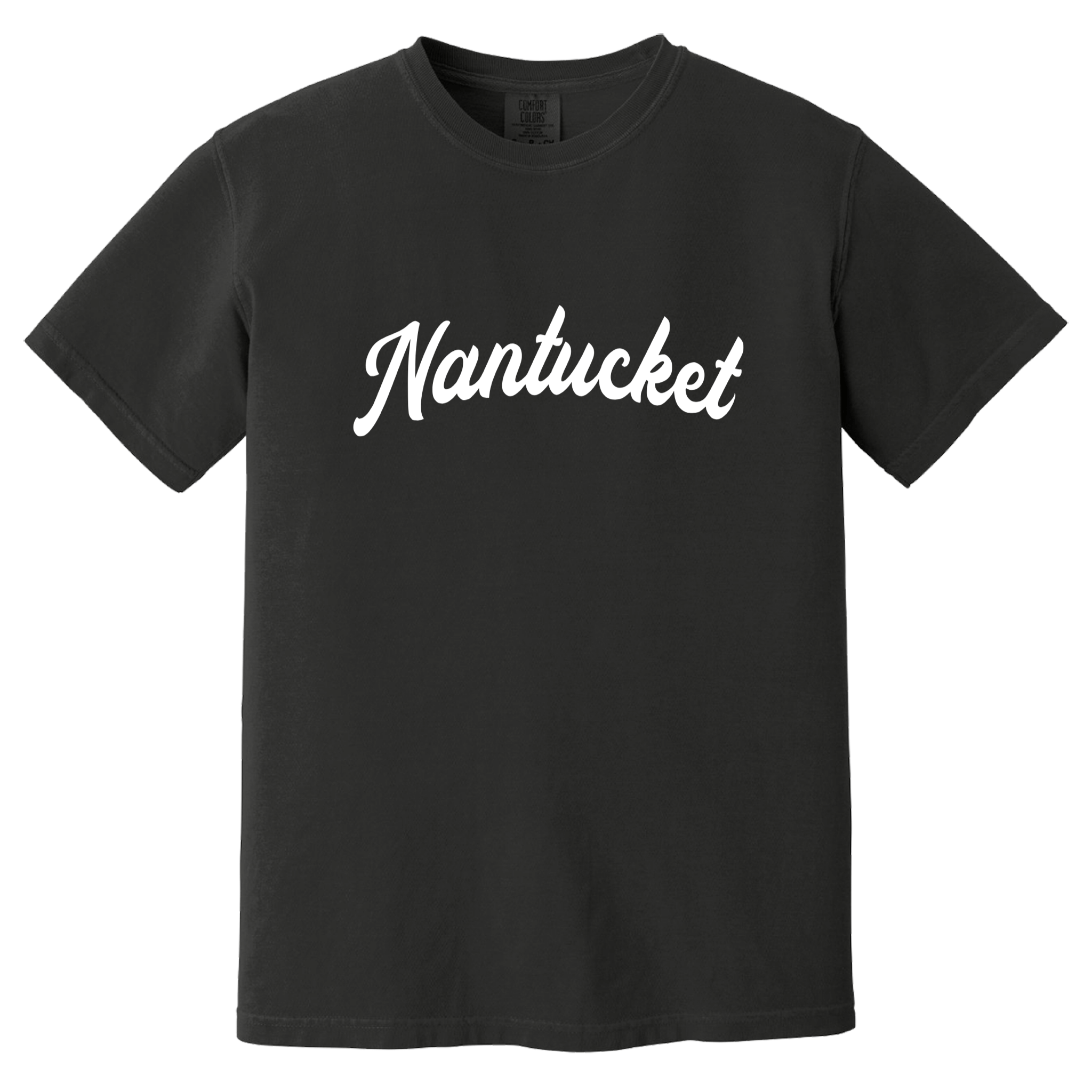 Nantucket Fancy Comfort Colors T-Shirt, black