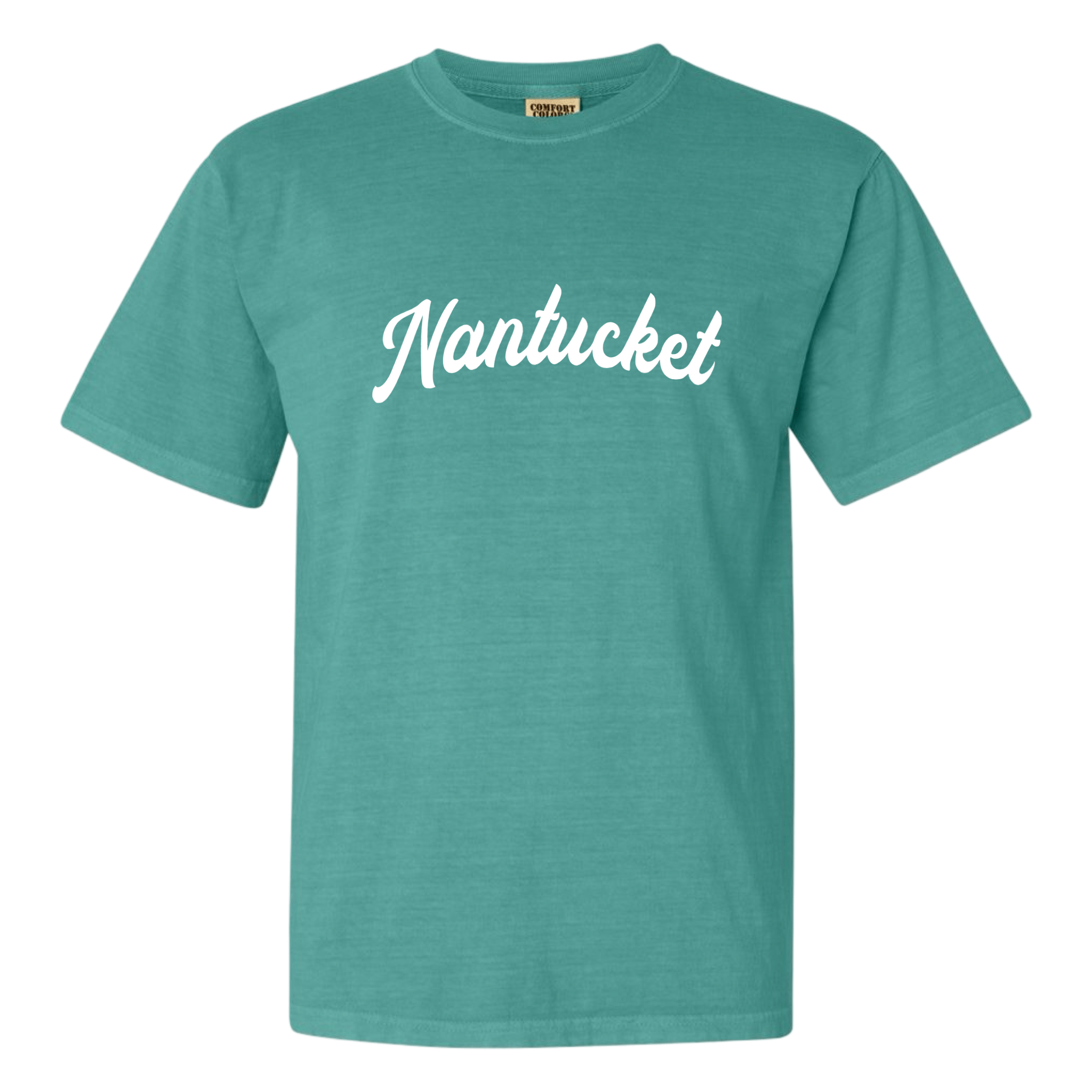 Nantucket Fancy Comfort Colors T-Shirt, seafoam