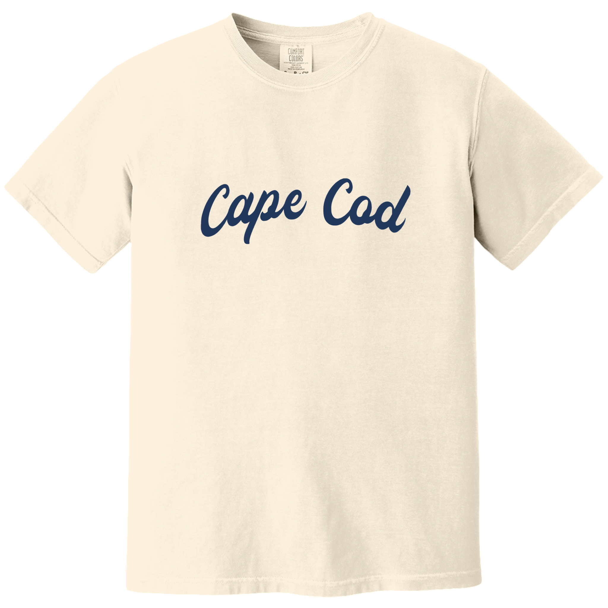 Cape Cod Fancy Comfort Colors T-Shirt, ivory