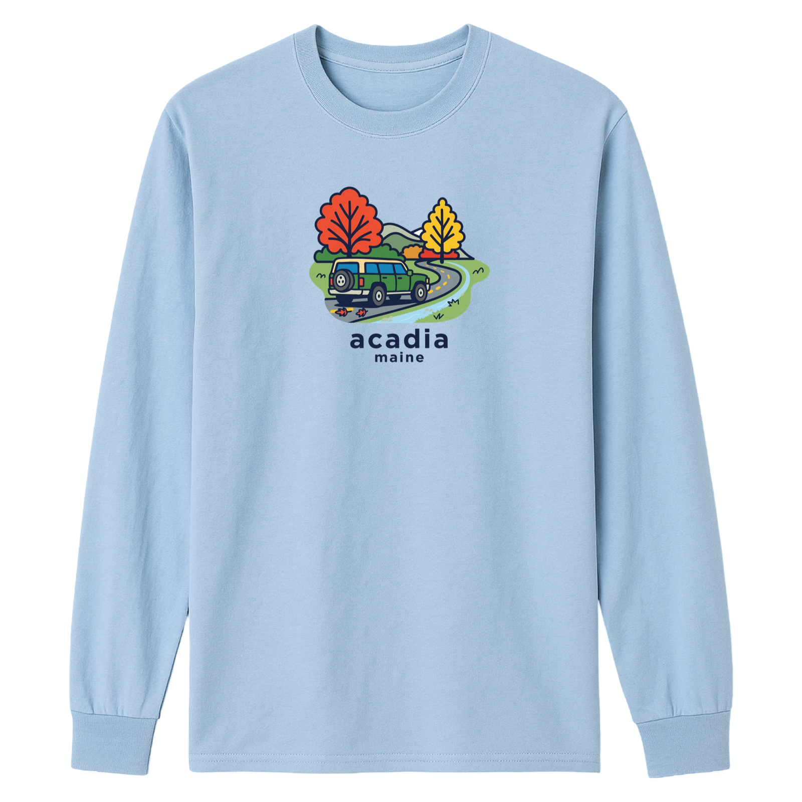 Acadia Mountain Drive Essential Long Sleeve Tee