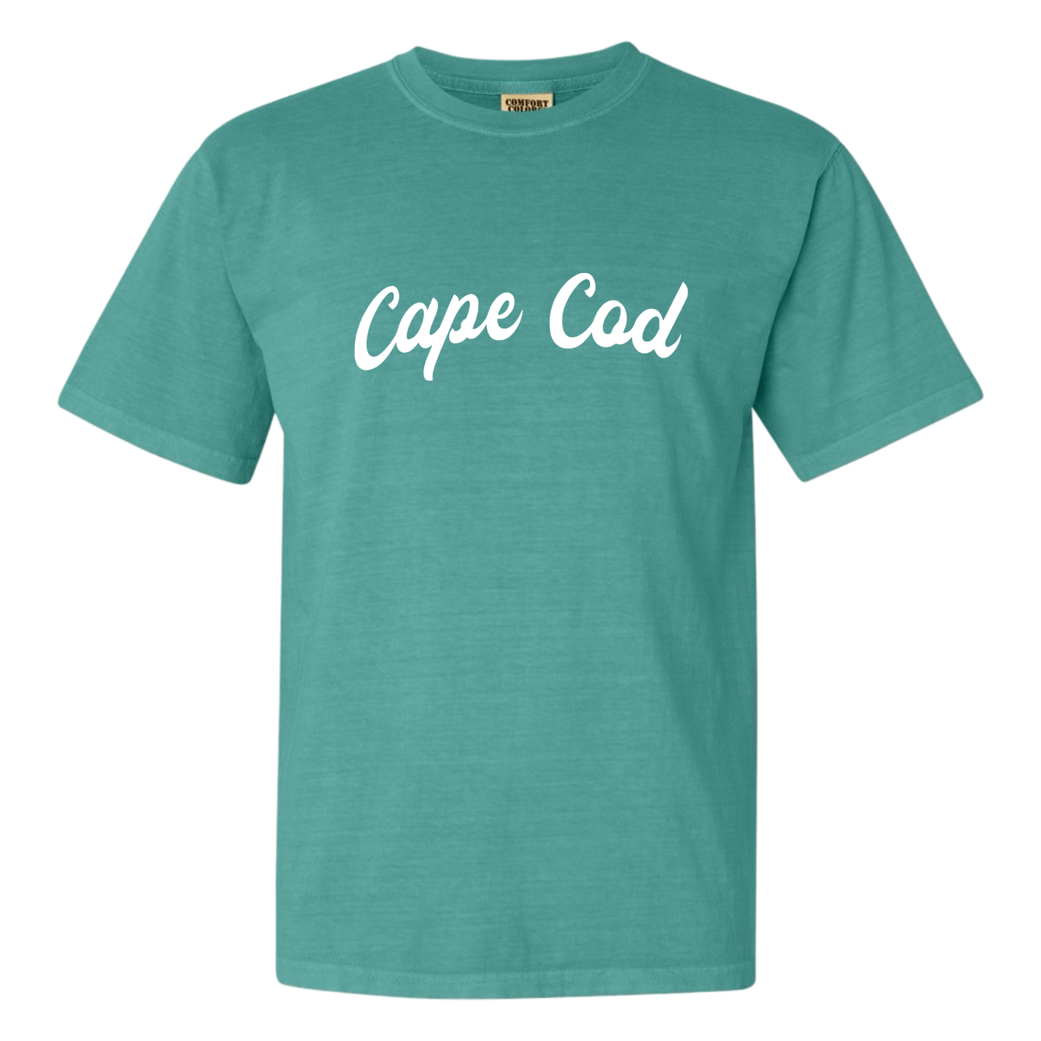 Cape Cod Fancy Comfort Colors T-Shirt, seafoam