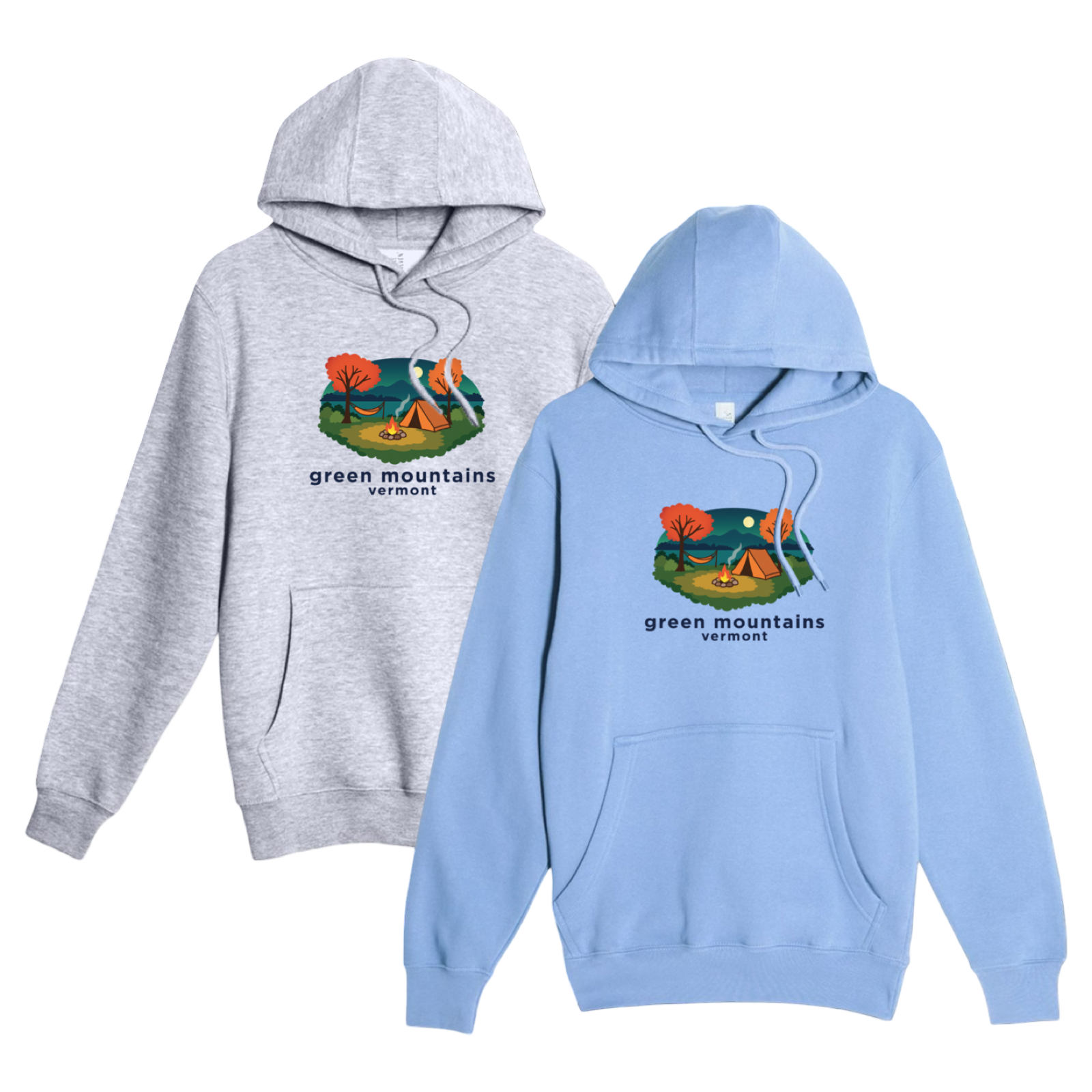 Green Mountains Campfire Comfort Fleece Hoodie