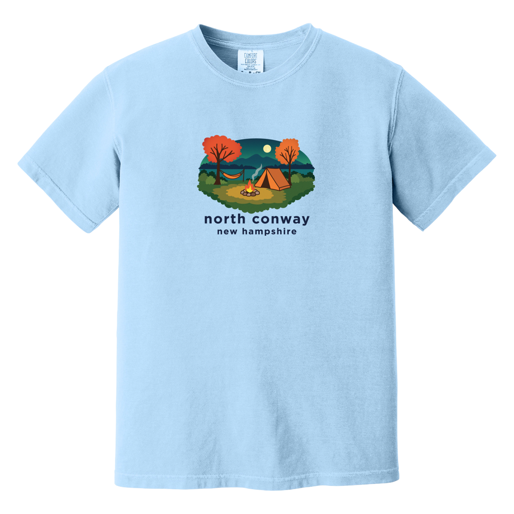 North Conway Campfire Comfort Colors T-Shirt