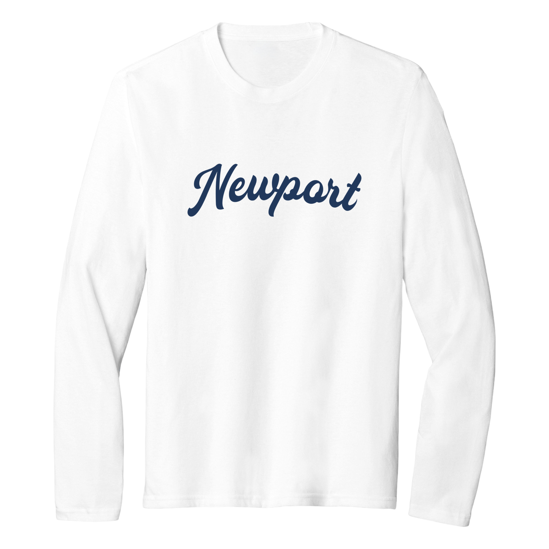 Newport Fancy Essential Long Sleeve Tee, white