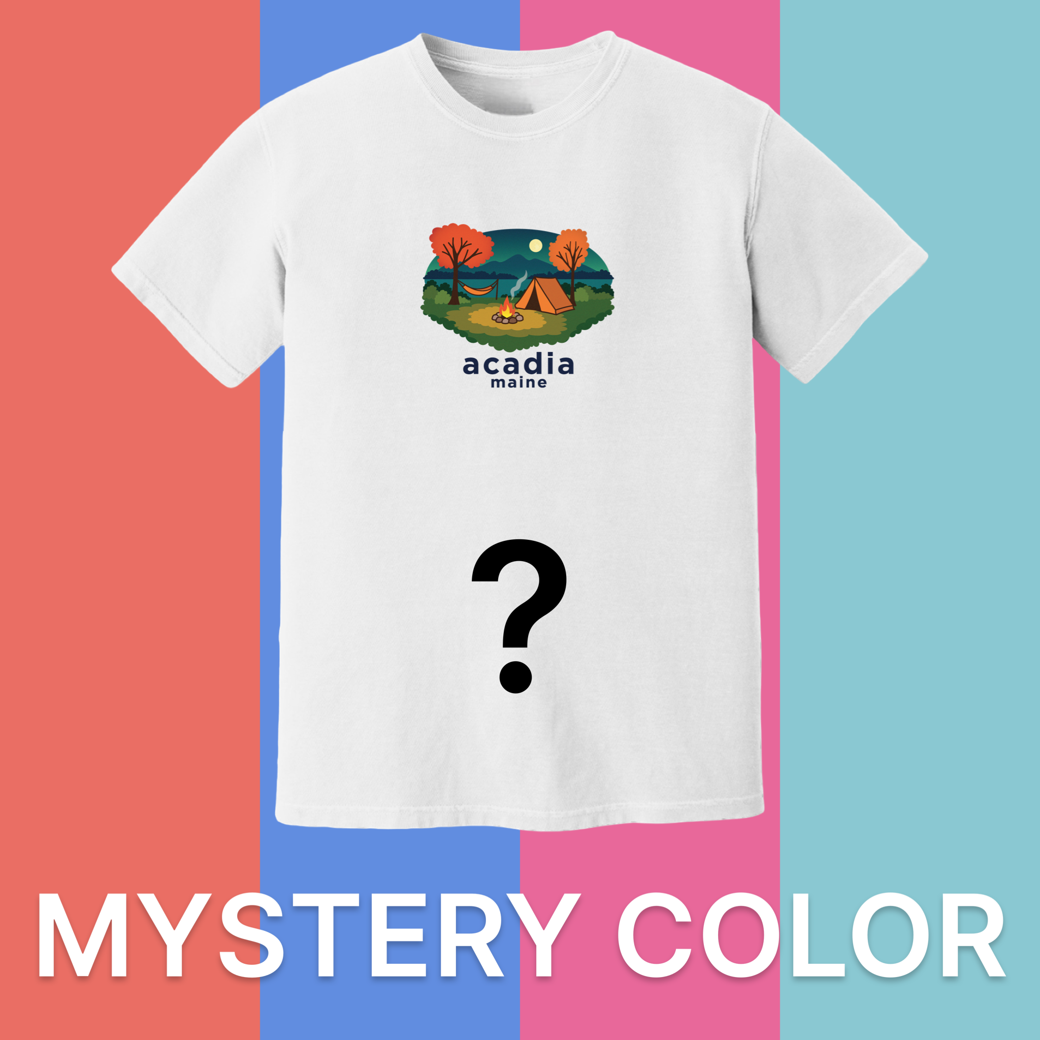 Acadia Campfire Comfort Colors T-Shirt - Mystery Color