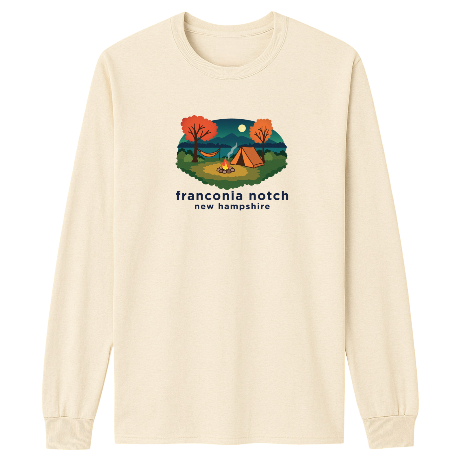 Franconia Notch Campfire Essential Long Sleeve Tee