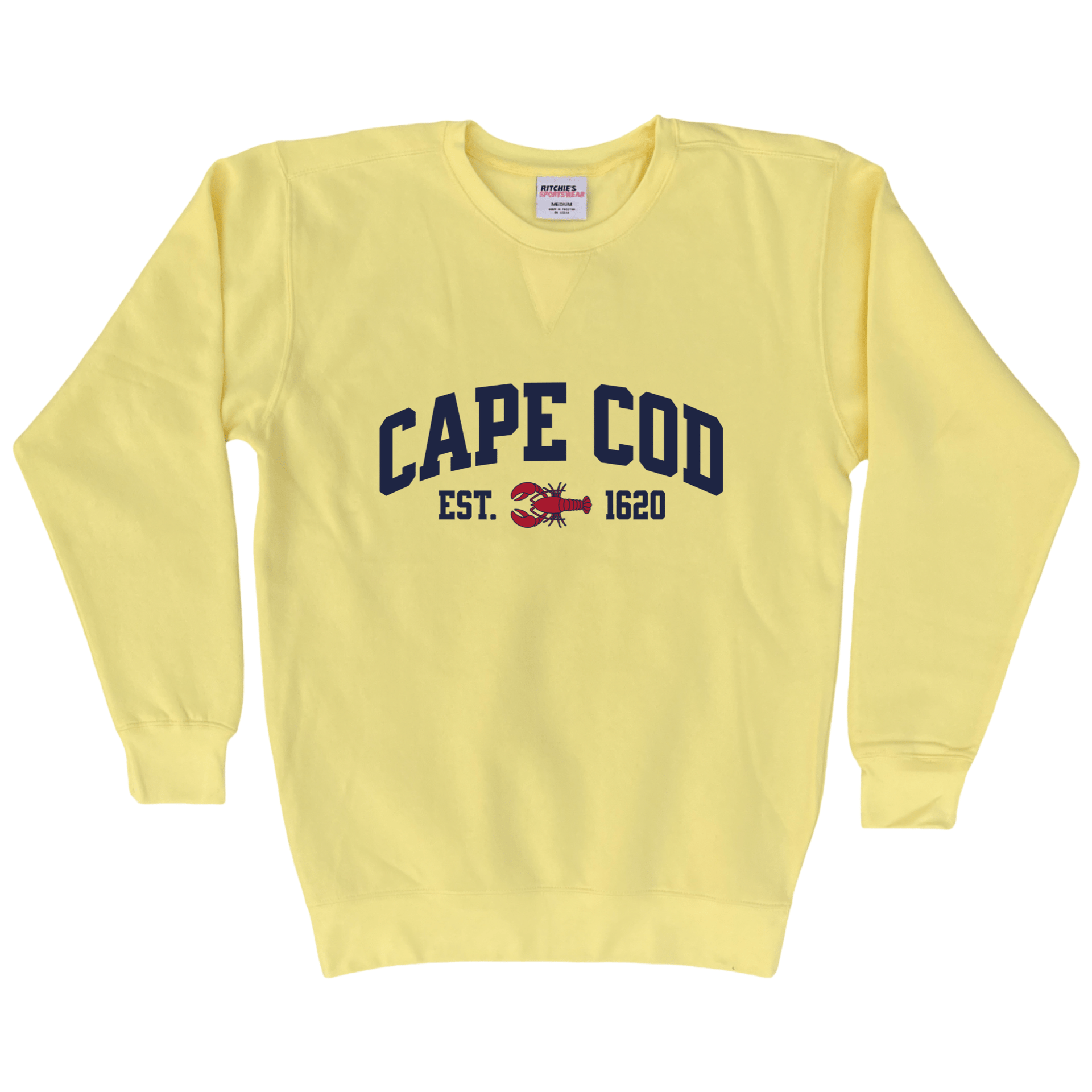 Cape Cod Lobster Fleece Crewneck Sweatshirt