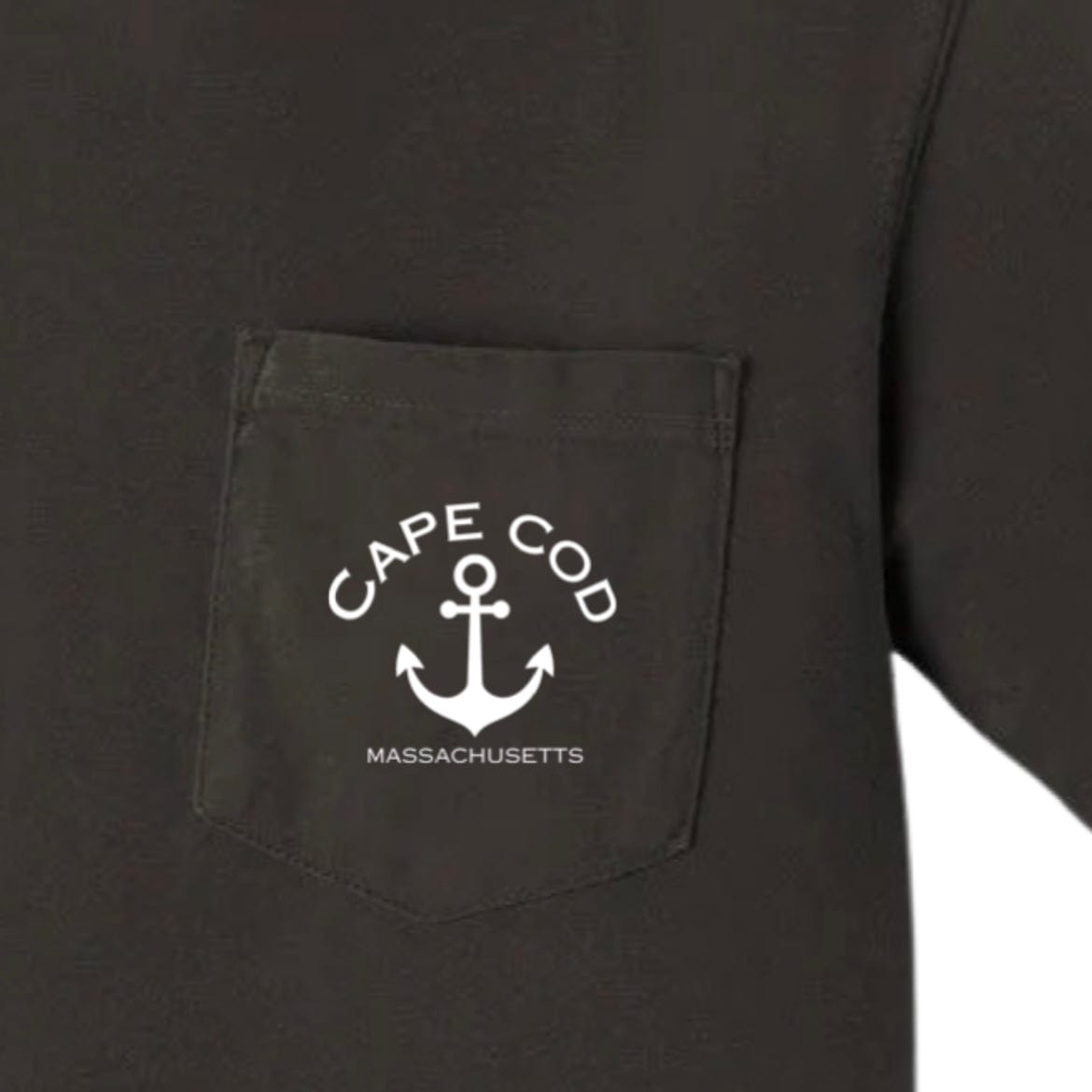 cape cod anchor comfort colors pocket tee