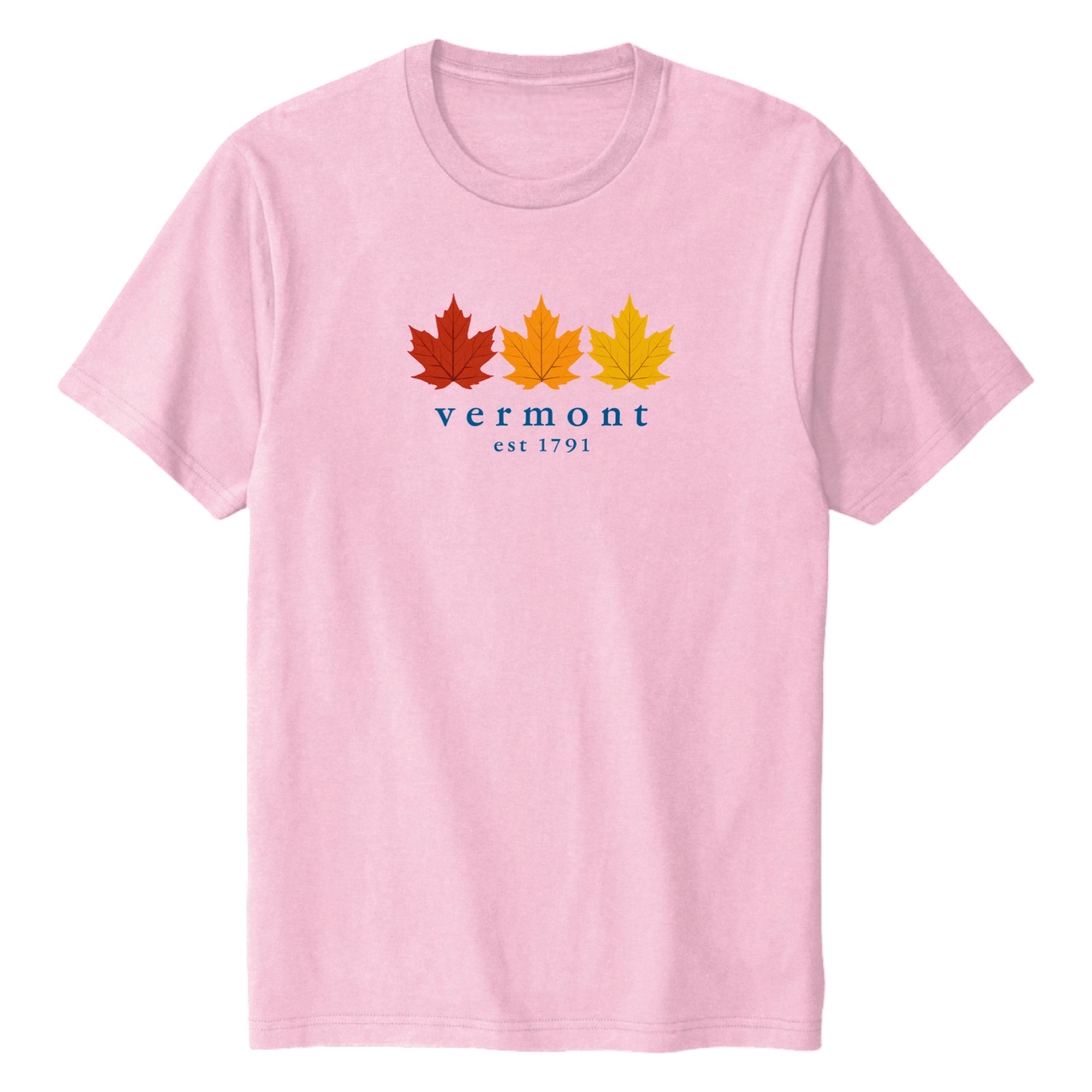 Vermont Fall Foliage Soft Cotton T-Shirt