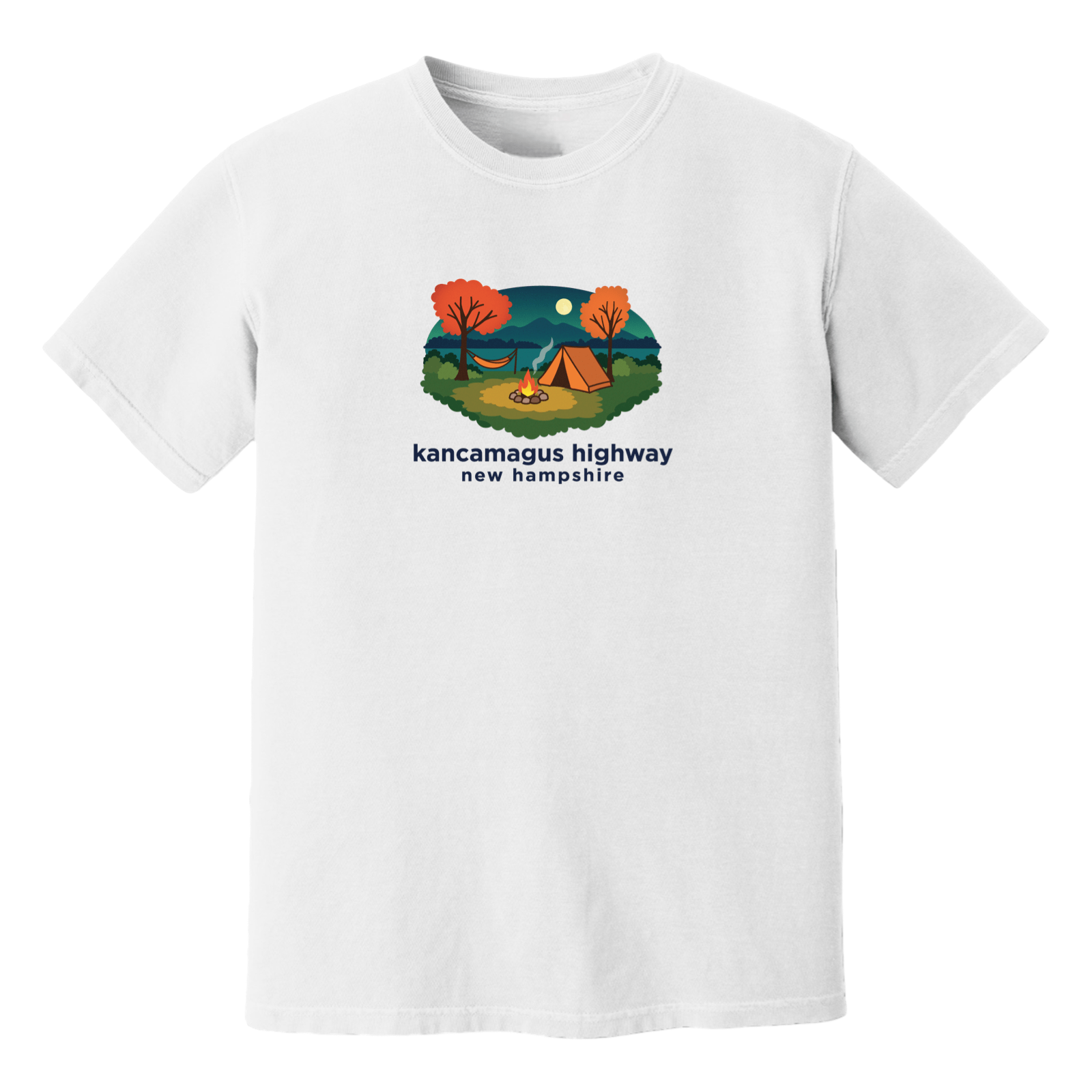 Cape Cod Clothing Company Kancamagus Highway Campfire Soft Cotton T-Shirt
