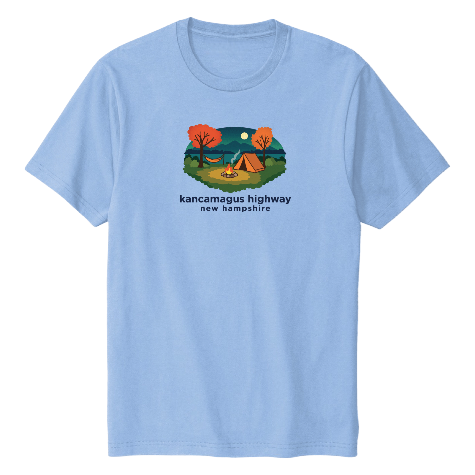 Cape Cod Clothing Company Kancamagus Highway Campfire Soft Cotton T-Shirt