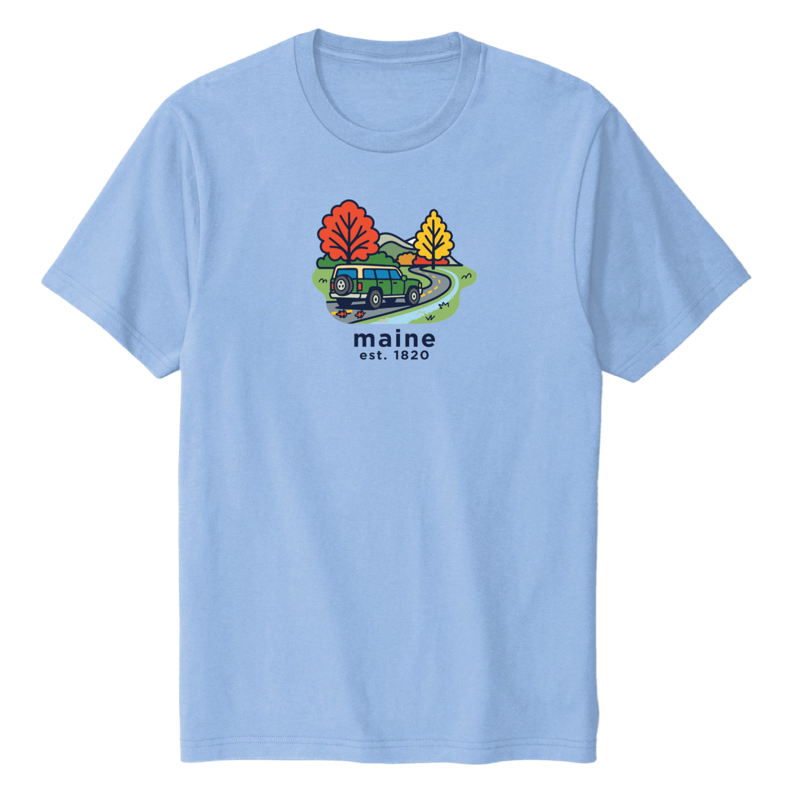 Cape Cod Clothing Company Maine Mountain Drive Soft Cotton T-Shirt