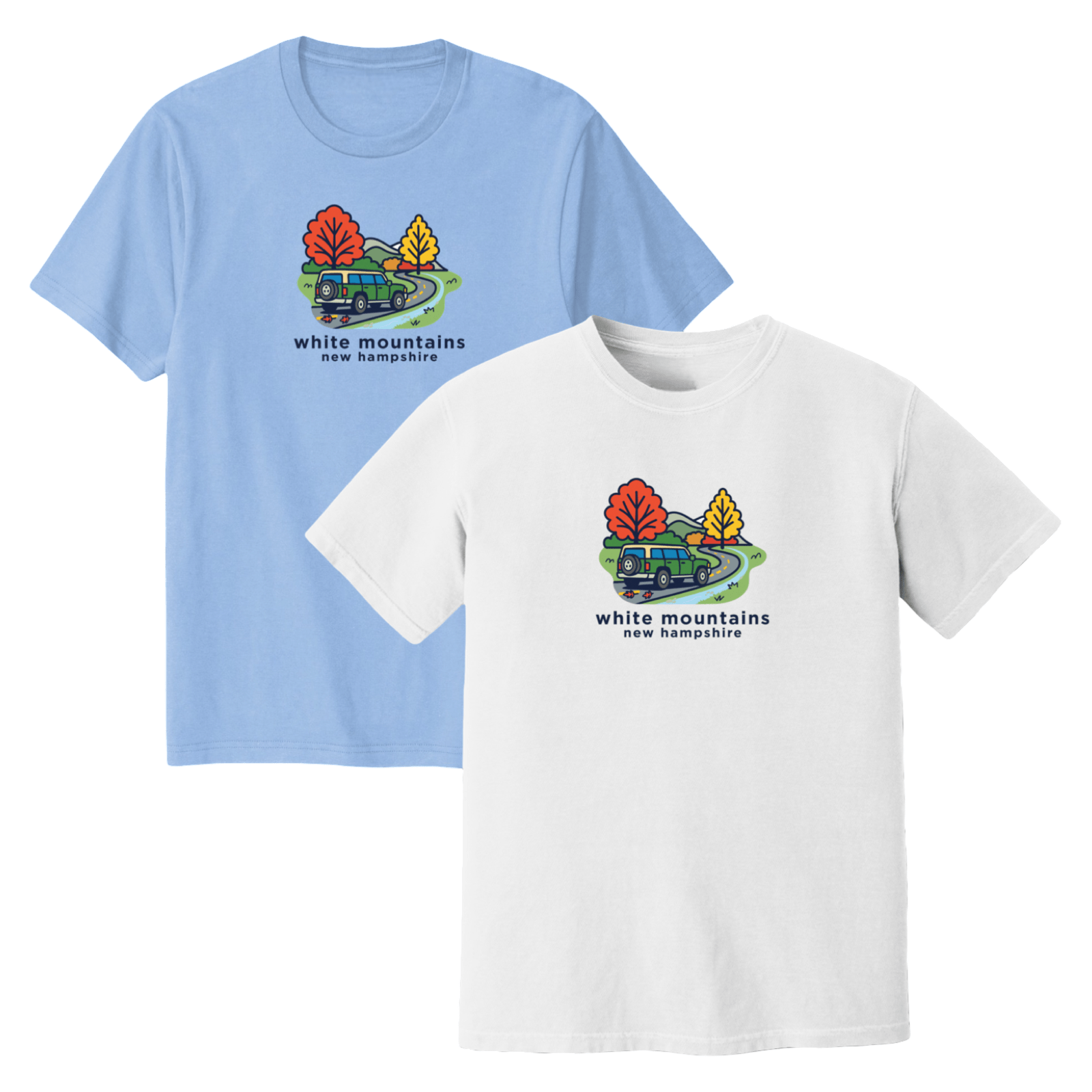 Cape Cod Clothing Company White Mountains Mountain Drive Soft Cotton T-Shirt
