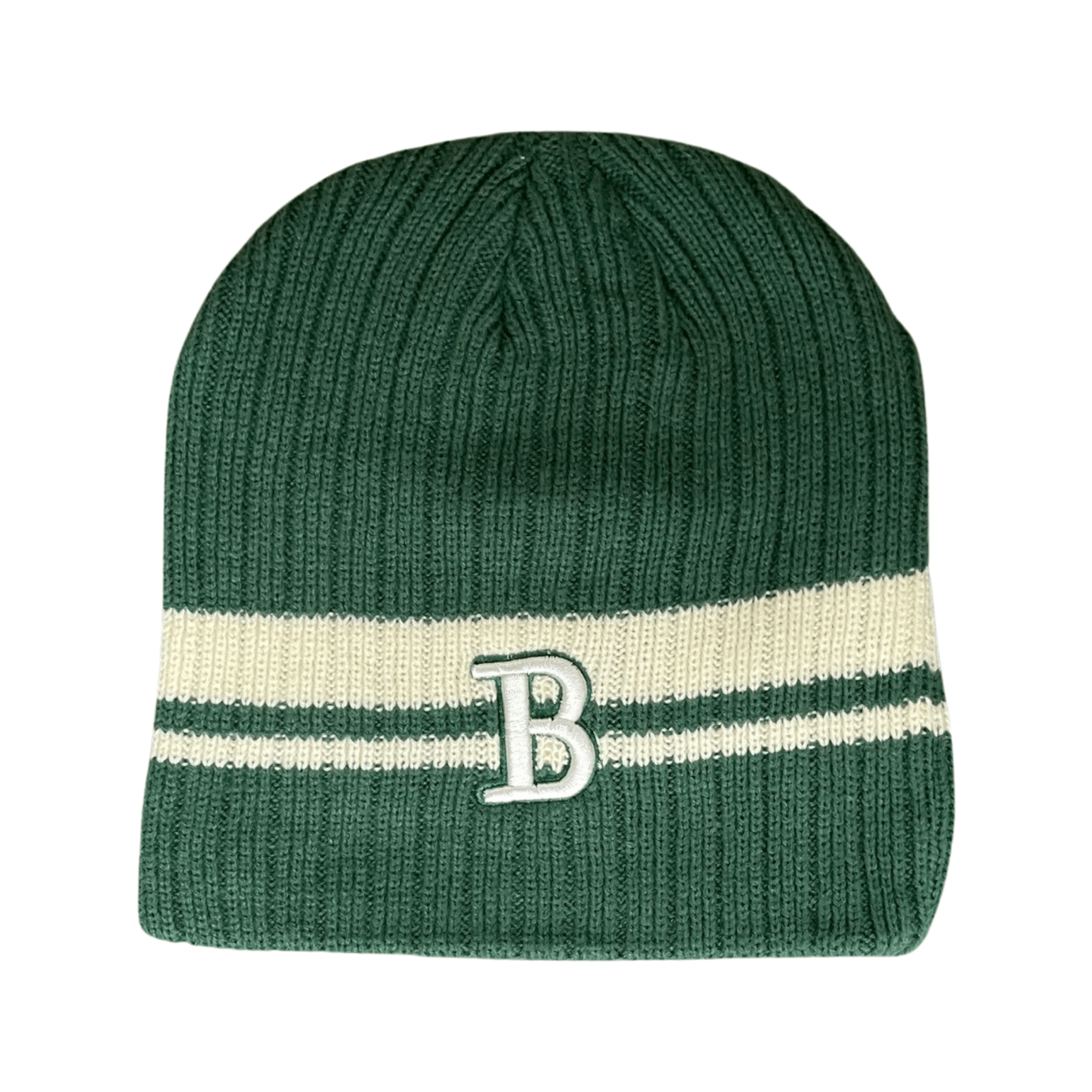 Boston Retro Embroidered Beanie, front