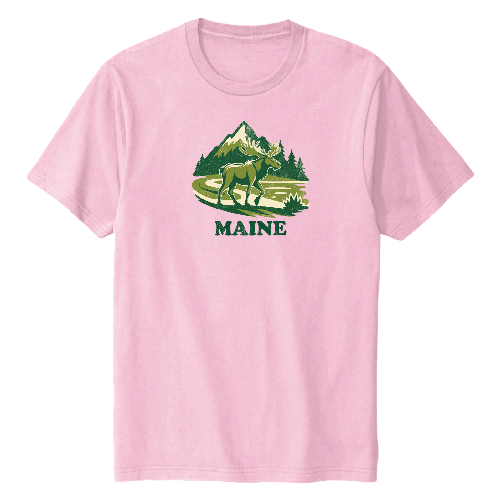 Cape Cod Clothing Company Maine Mountain Moose Soft Cotton T-Shirt