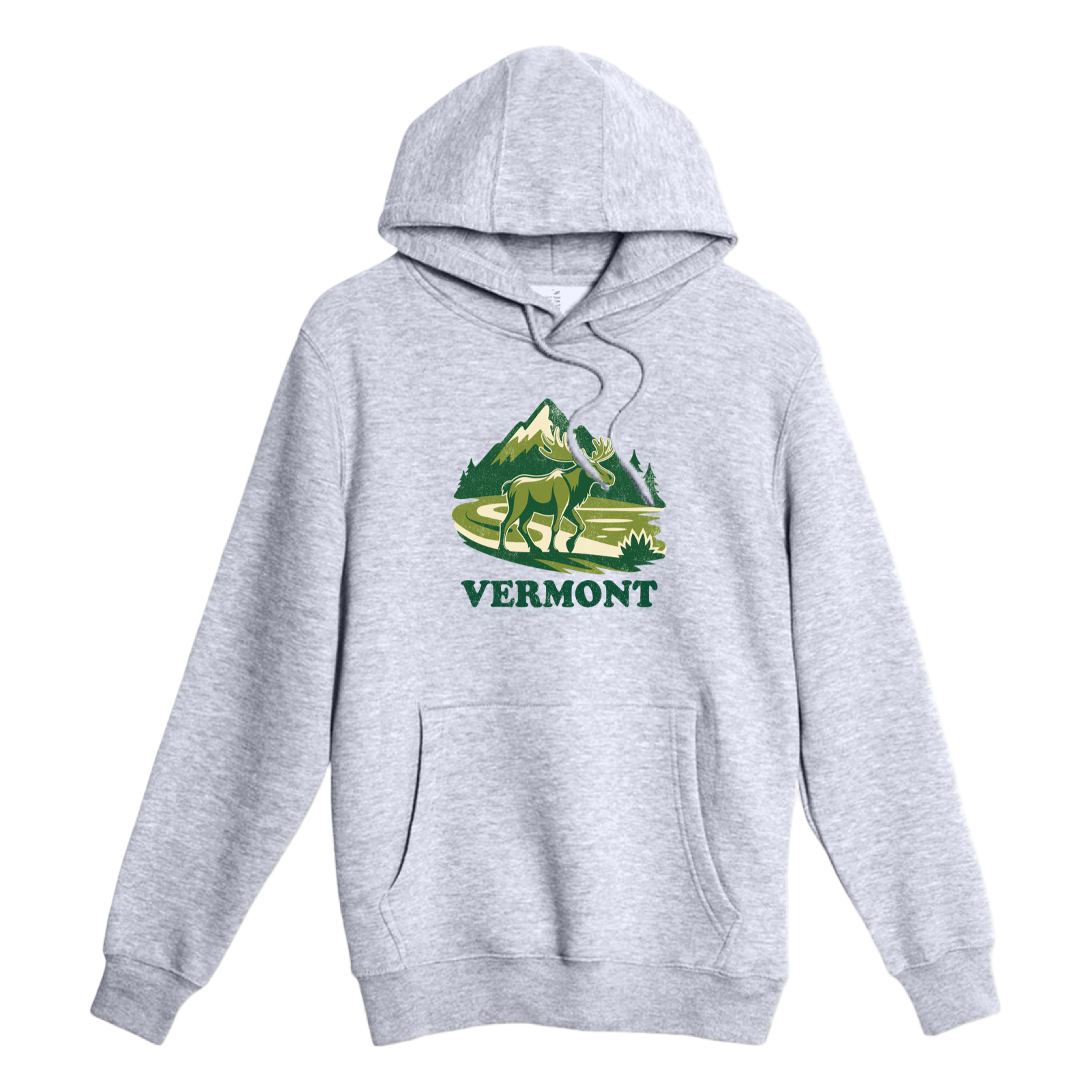 Vermont Mountain Moose Comfort Fleece Hoodie