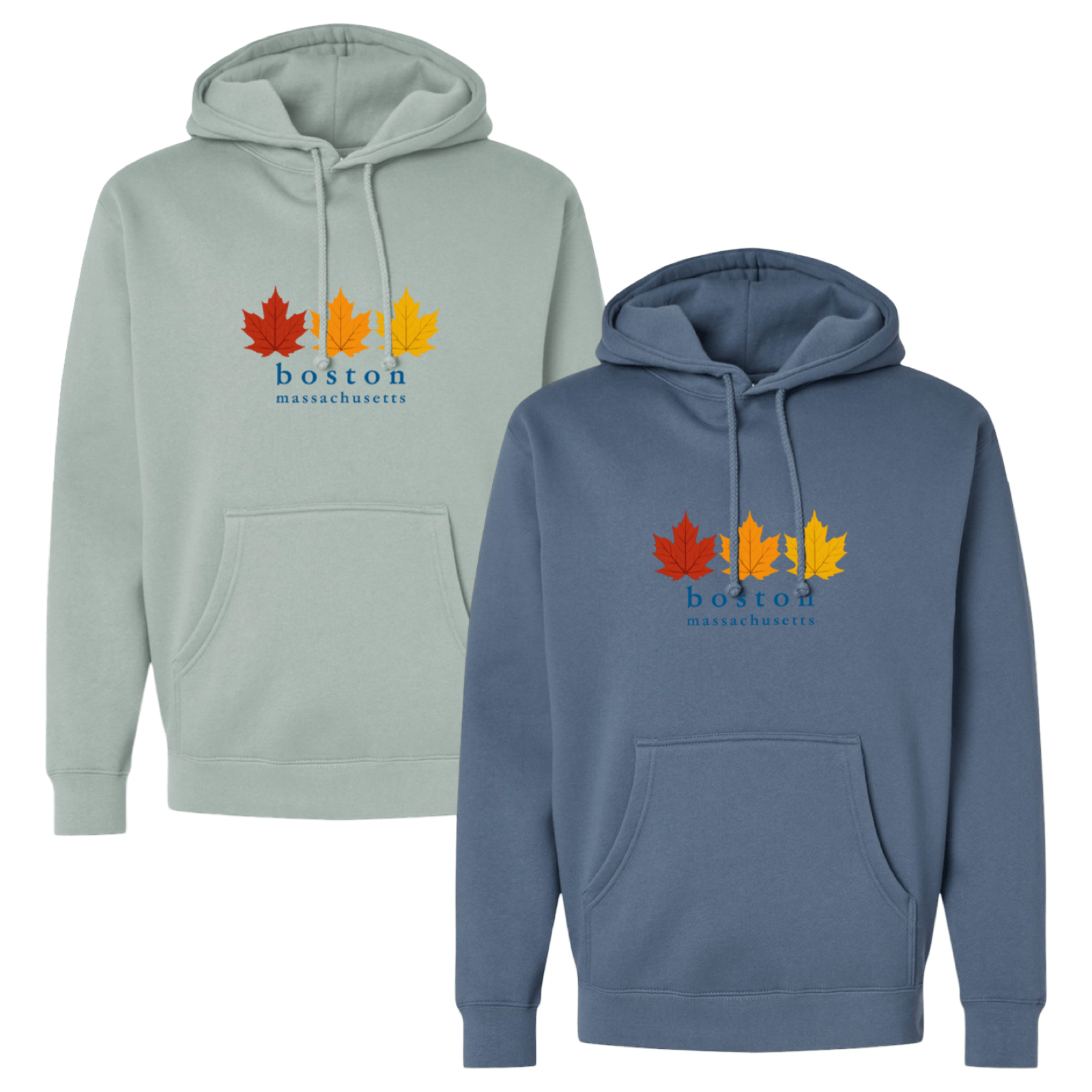 Cape Cod Clothing Company Boston Fall Foliage Midweight Fleece Hoodie