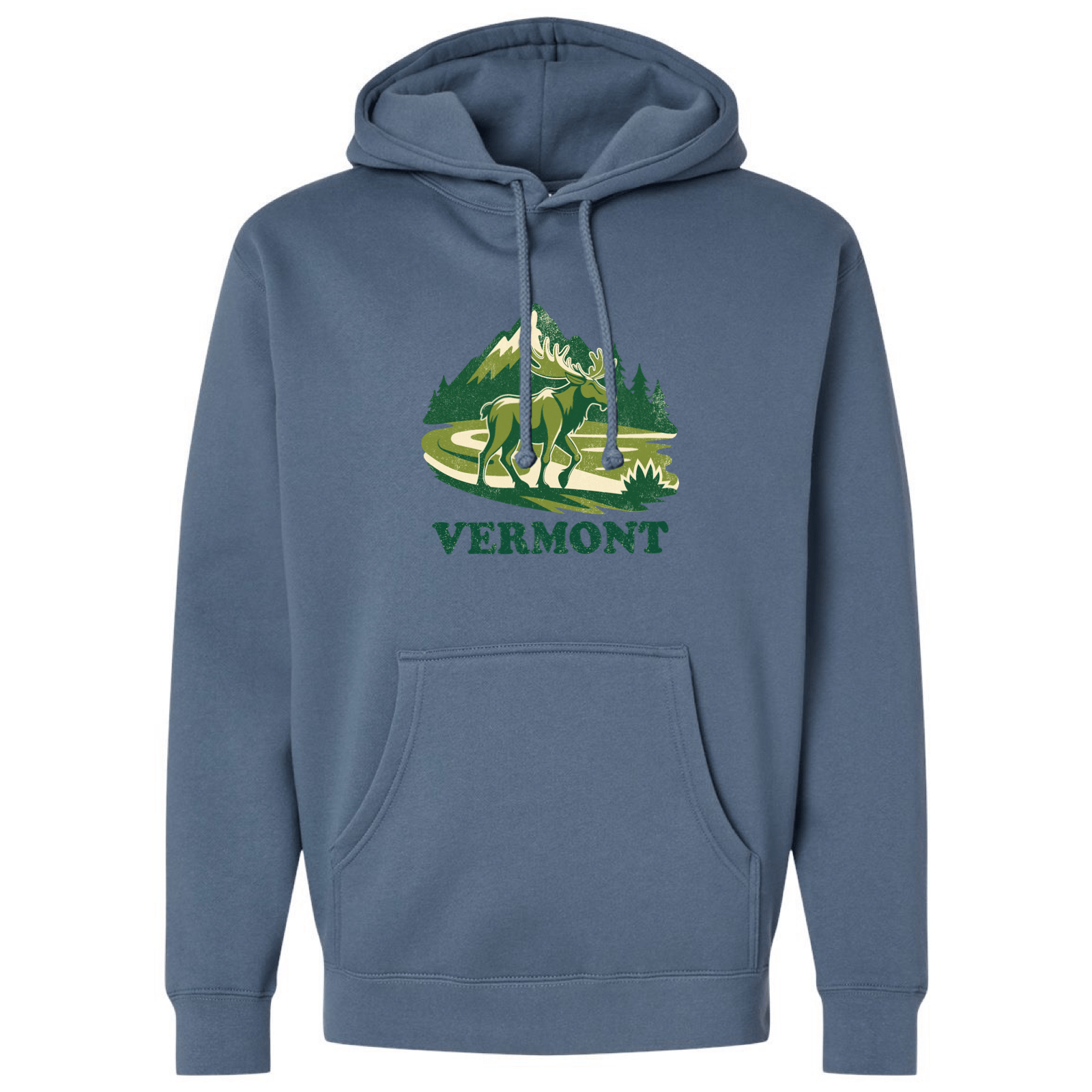 Cape Cod Clothing Company Vermont Mountain Moose Midweight Fleece Hoodie