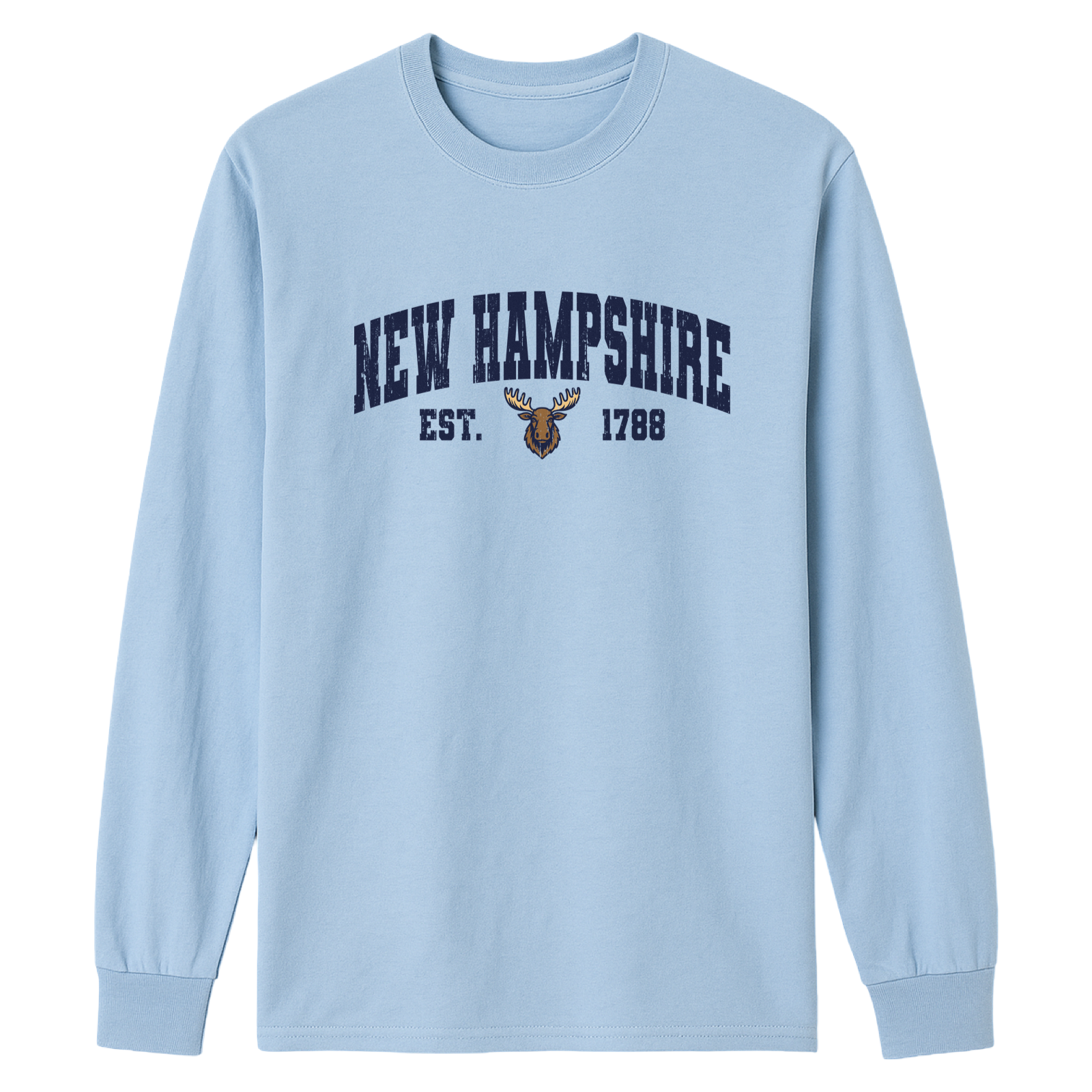 New Hampshire Moose Essential Long Sleeve Tee