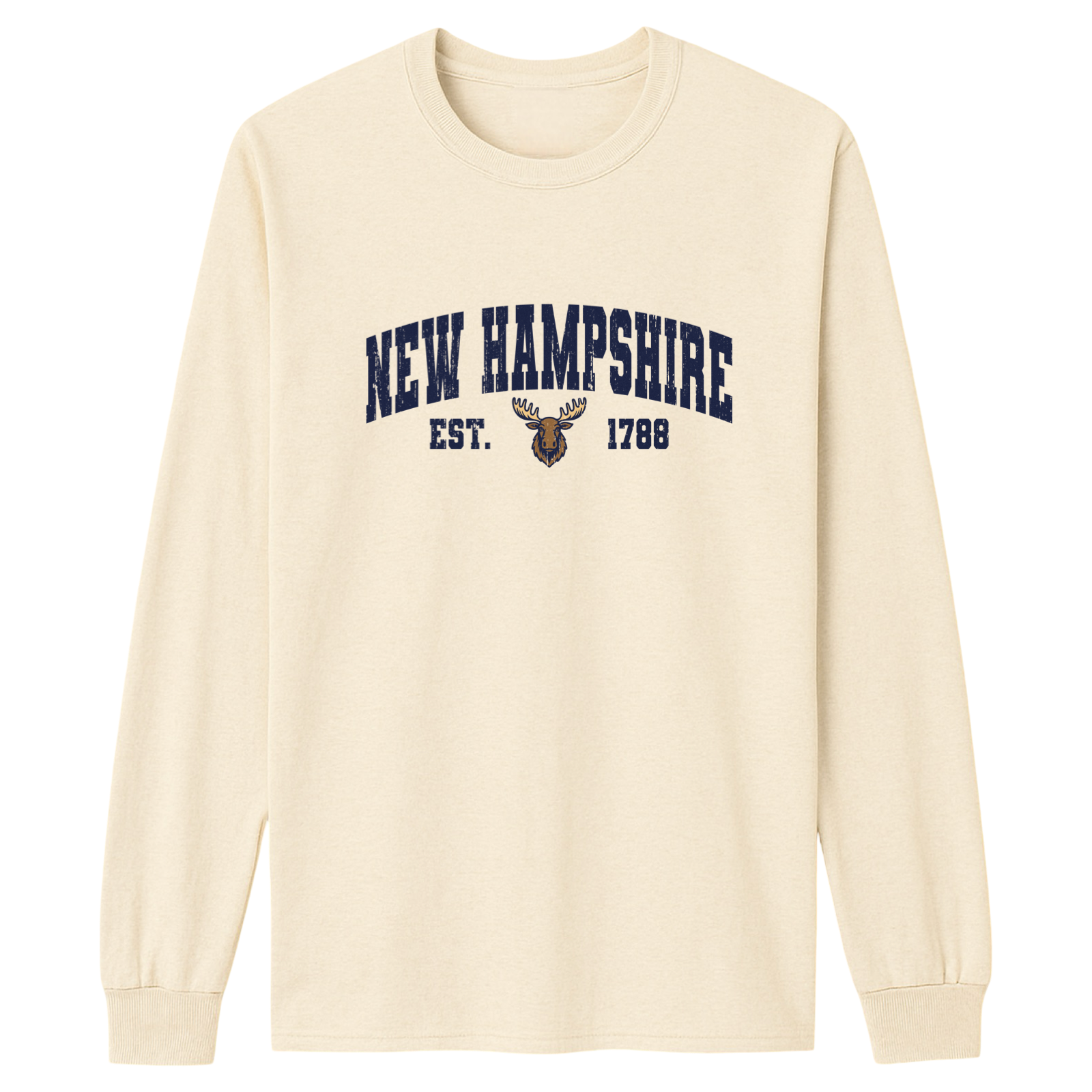 New Hampshire Moose Essential Long Sleeve Tee