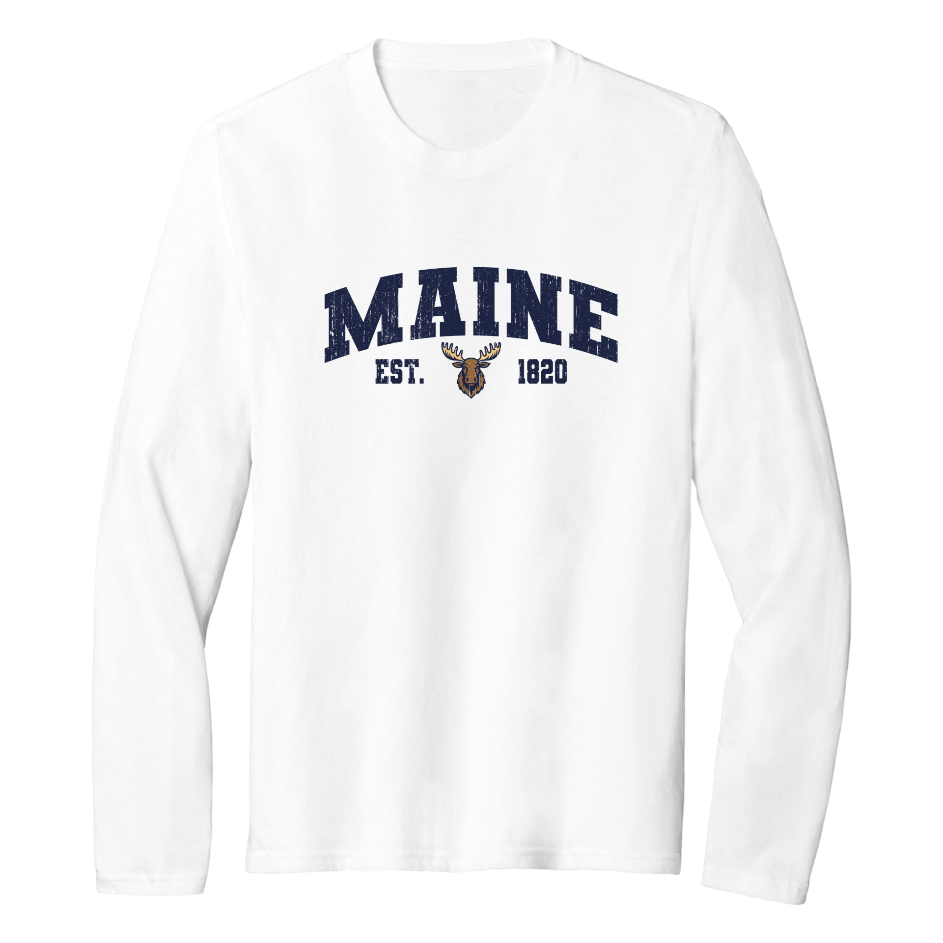 Maine Moose Essential Long Sleeve Tee
