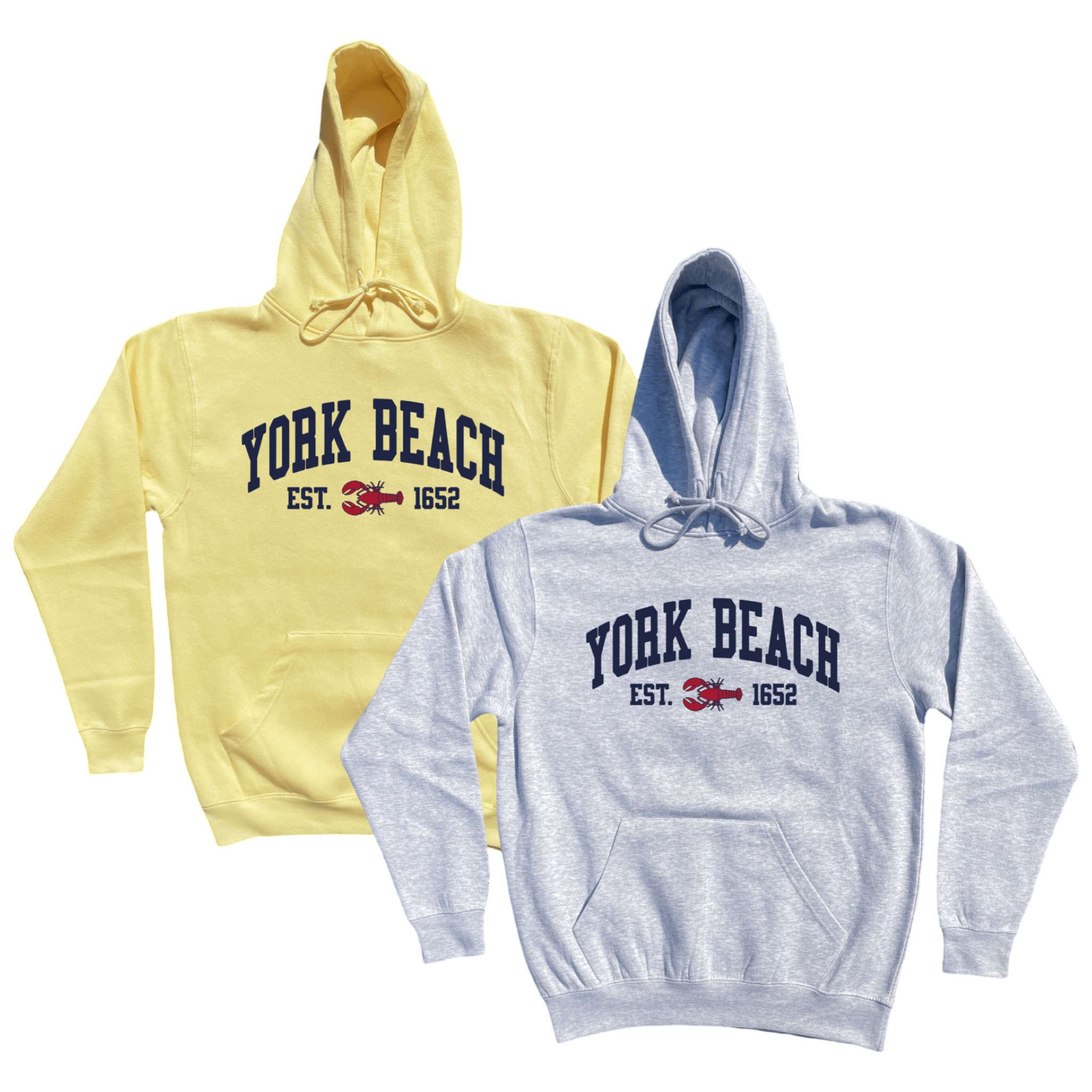 York Beach Lobster Soft Fleece Hoodie