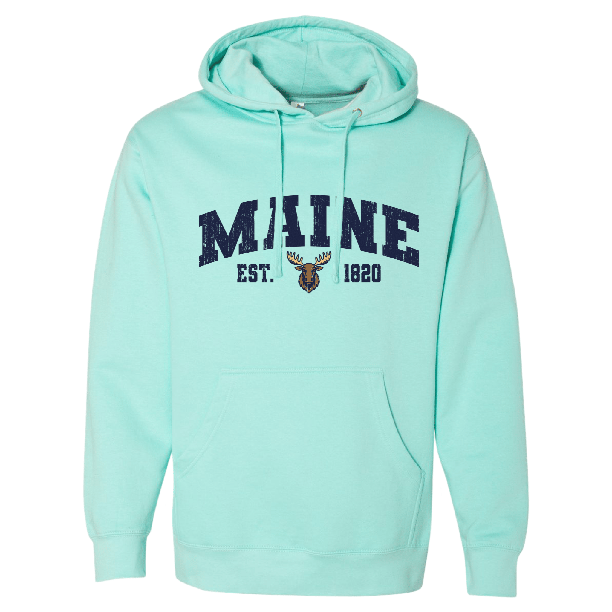 Cape Cod Clothing Company Maine Moose Midweight Fleece Hoodie